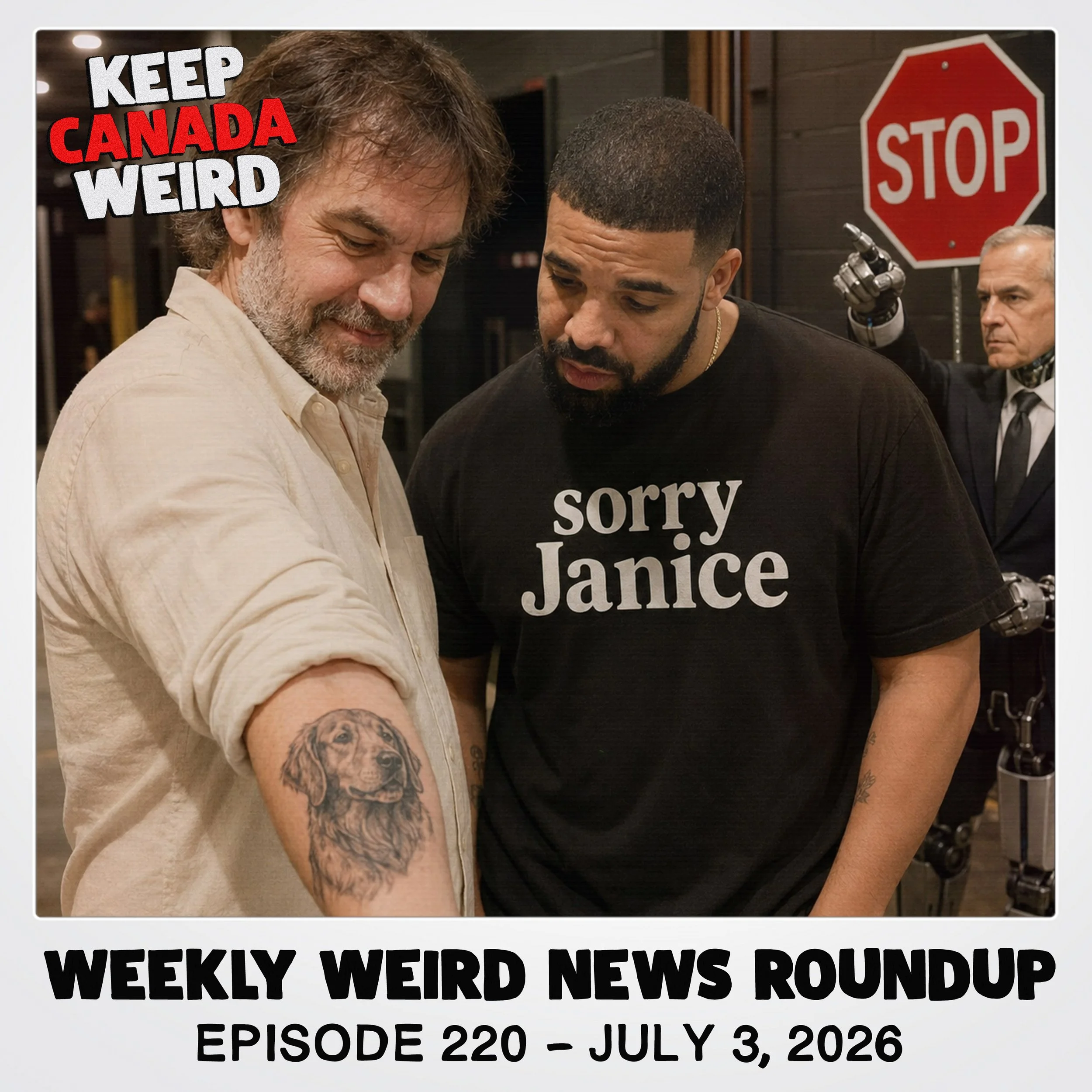 KEEP CANADA WEIRD - 220 - 2026/07/03 - Stop Sign, Piss Christ, Pubic Places, Drake