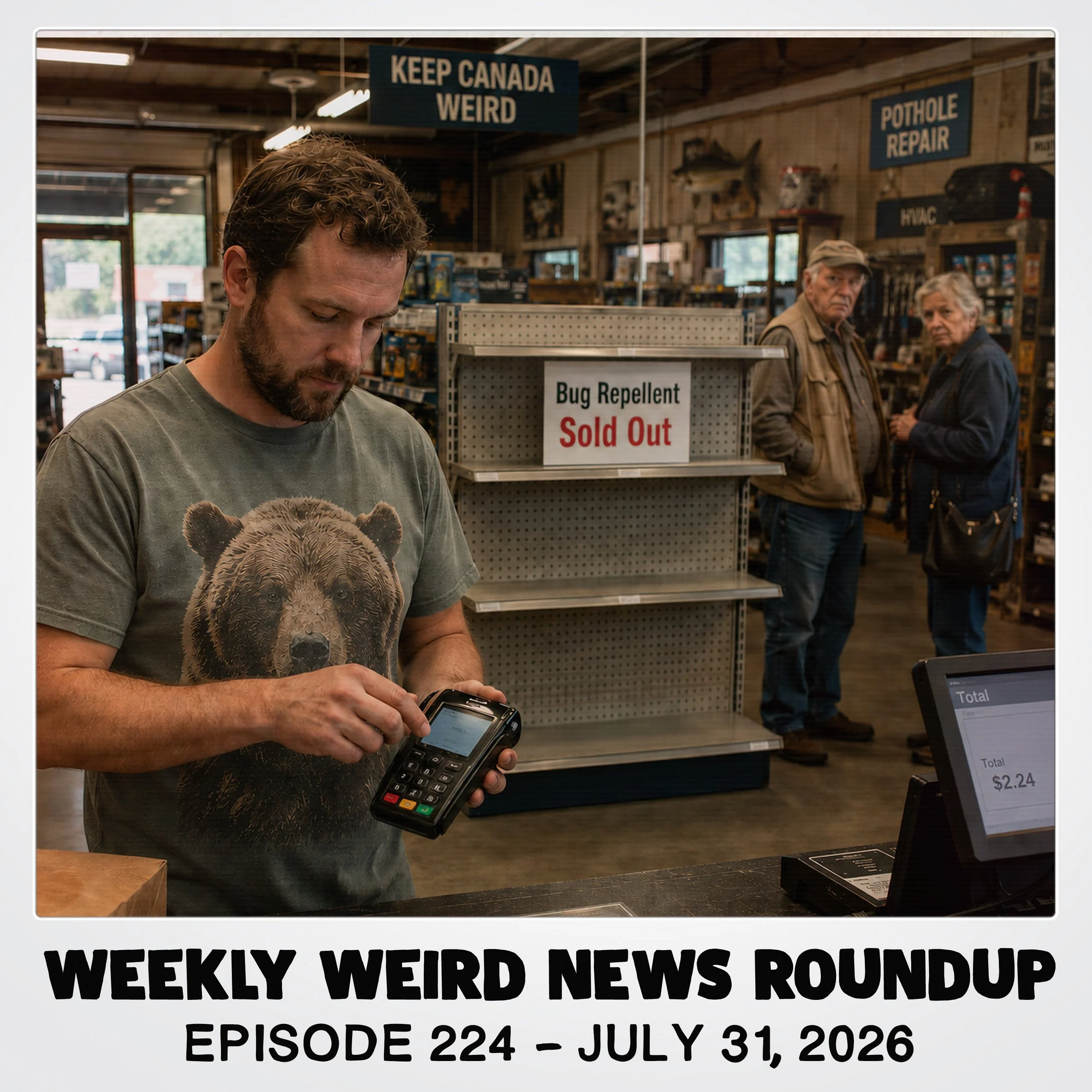 KEEP CANADA WEIRD - 224 - 2026/07/31 - Grizzly Bears, Restaurants, Sinkholes, and Mosquitoes