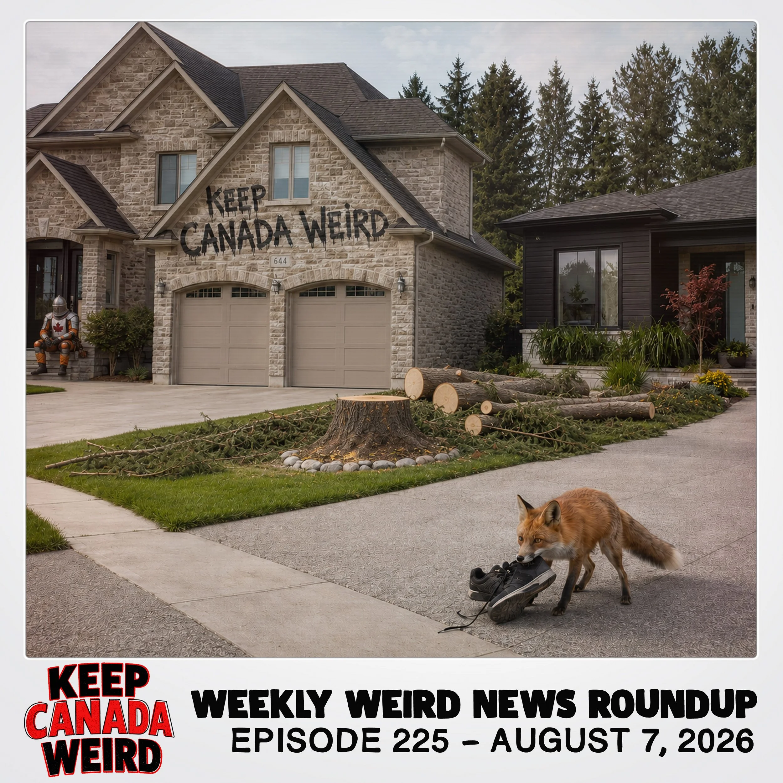 KEEP CANADA WEIRD - 228 - 2026/08/28 - Vigilantes, Scammed Arborist / Renaissance Fair, and Foxy Theives