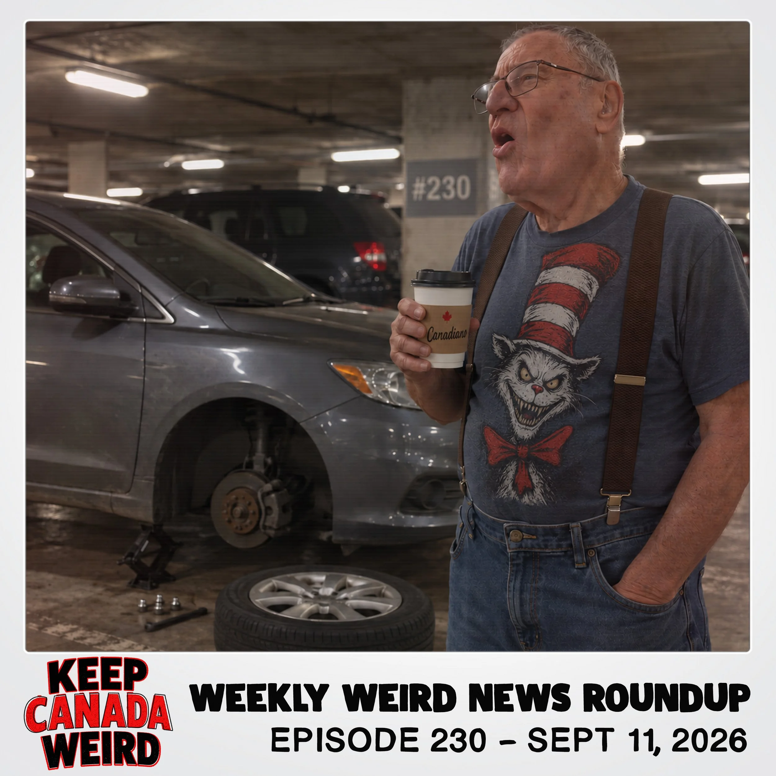 KEEP CANADA WEIRD - 230 - 2026/09/11 - Lugnut Nuts, Canadiano, Yo-Da-Ley-He-Who, Cat in the Hat