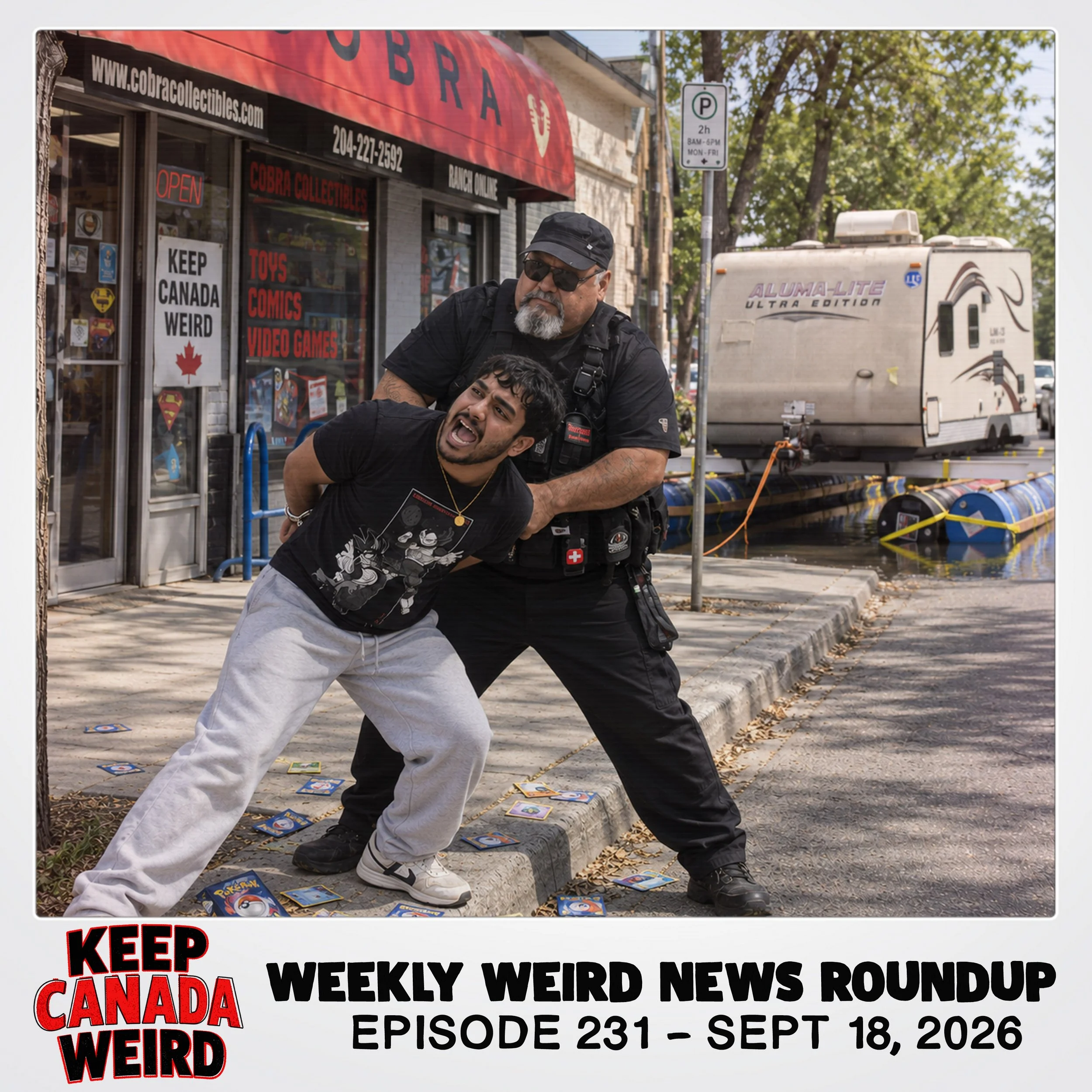 KEEP CANADA WEIRD - 231 - 2026/09/18 - Another Psychic, Pokemon Break in,  and a HillBilly House Boat