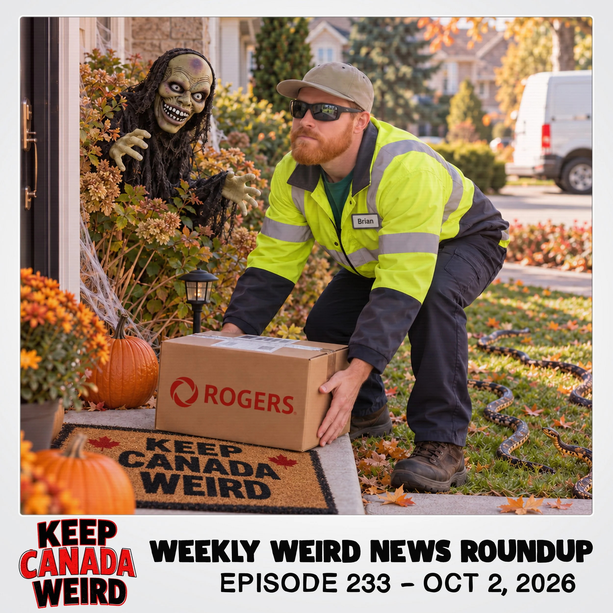 KEEP CANADA WEIRD - 233 - 2026/10/02 -Trump Ave, Canada Post Swap Spot, Zombies, Bears, and Rats