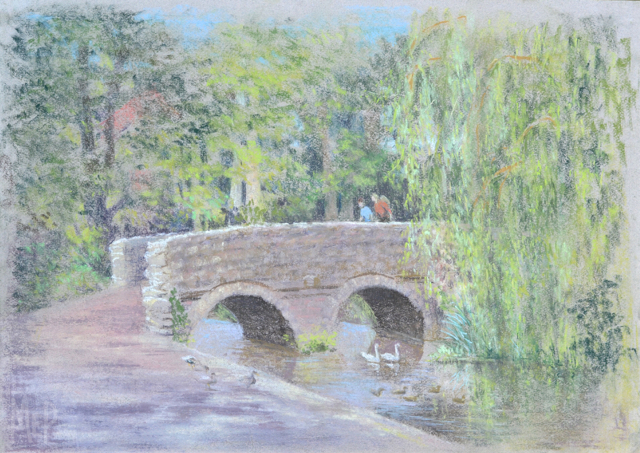 OH77. Pastel. 53x37cm