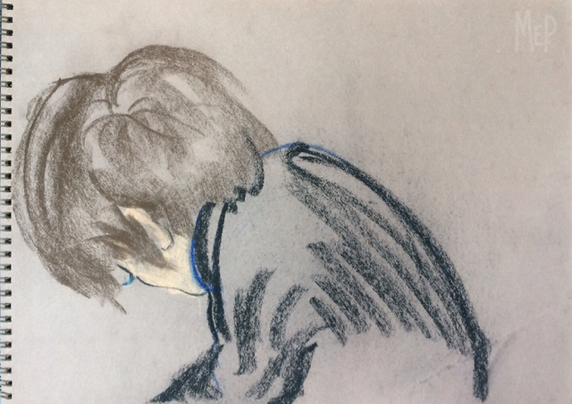 P78. Peter. Pastel. 37x27cm