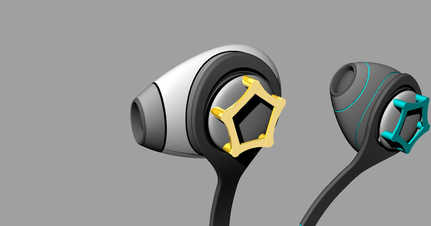 In Ear Head Phones With Wire Gold Crown.jpg