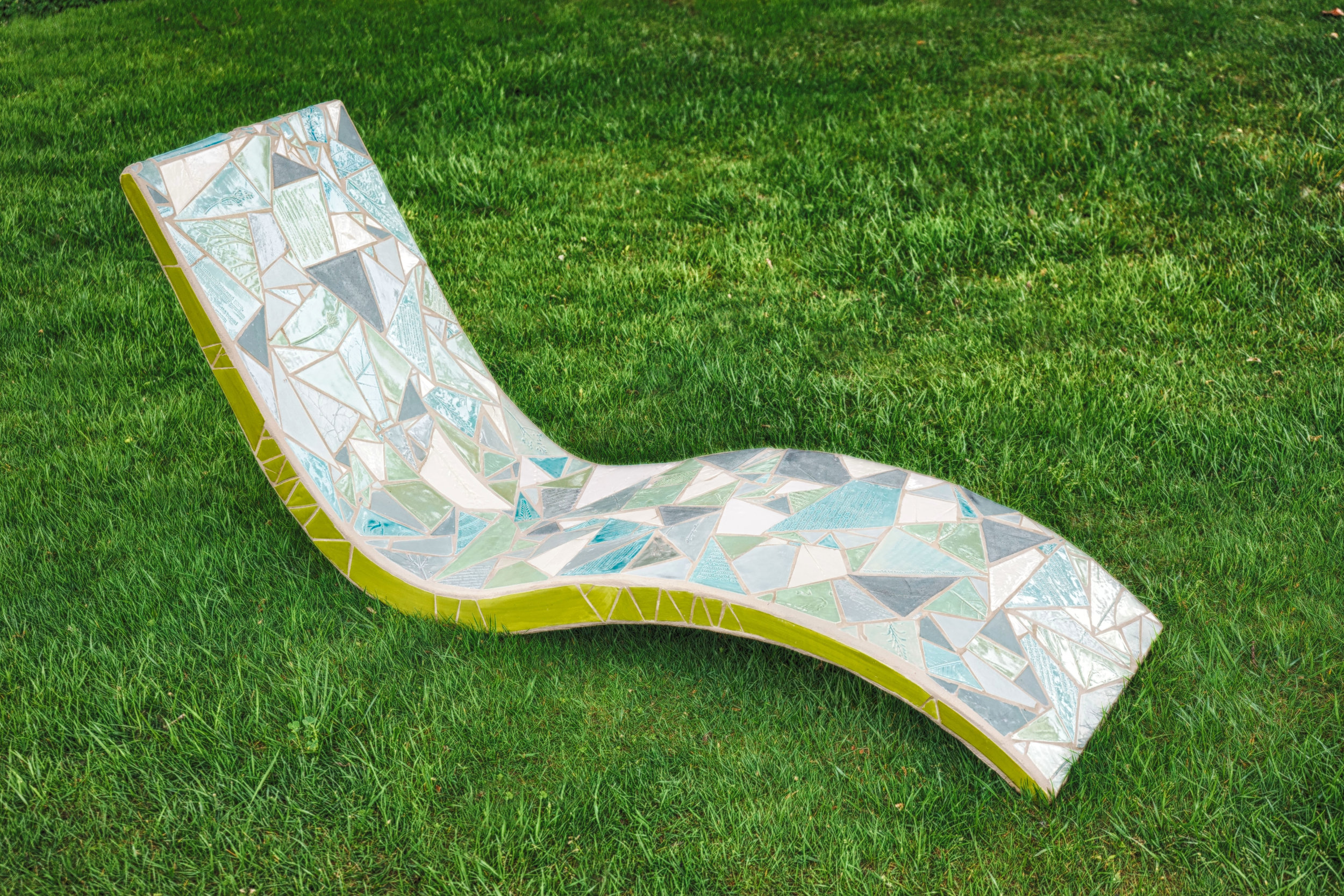 "Doorway" tile chaise lounge