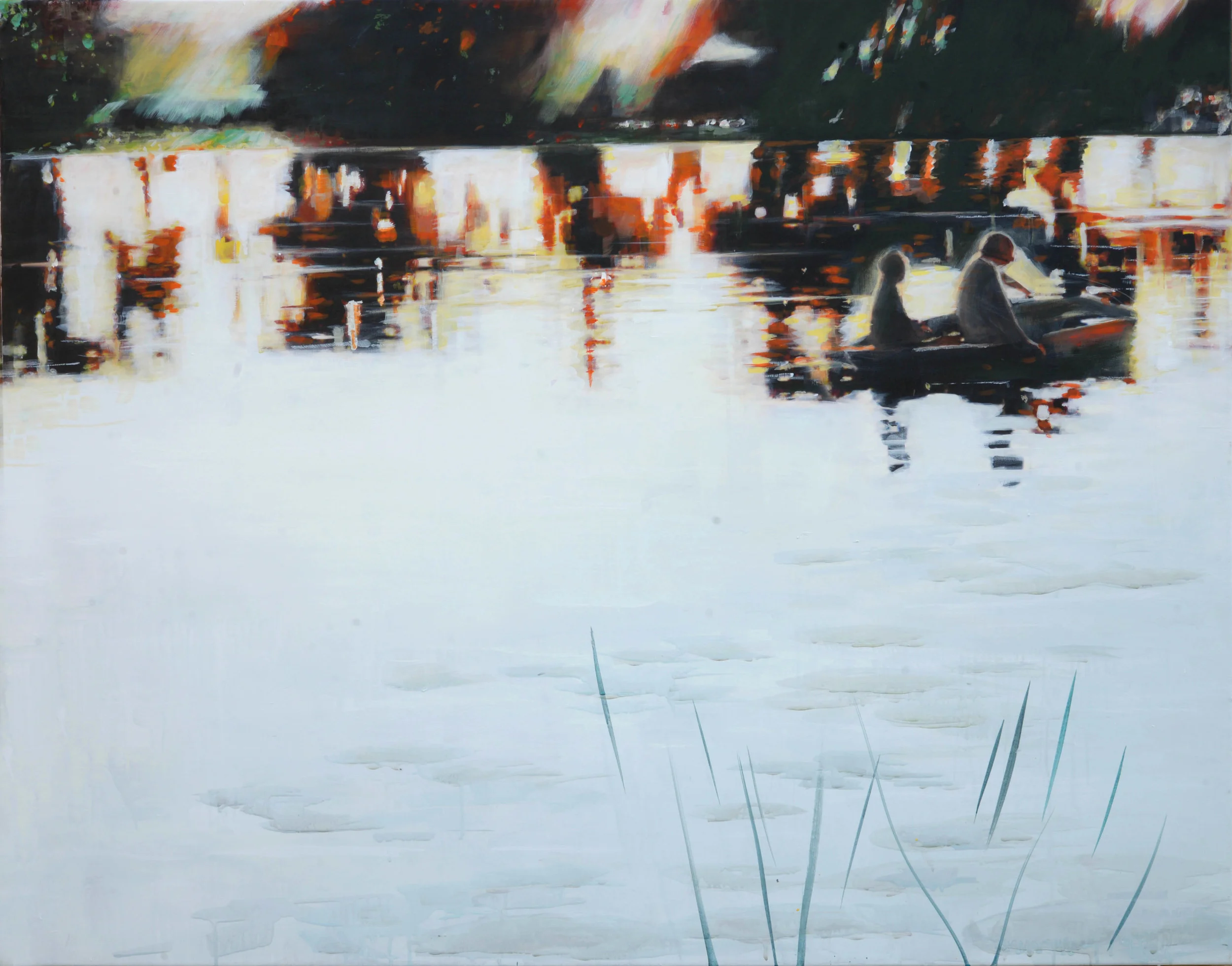 Fährmann gib acht, 95 x 120 cm, 2015 