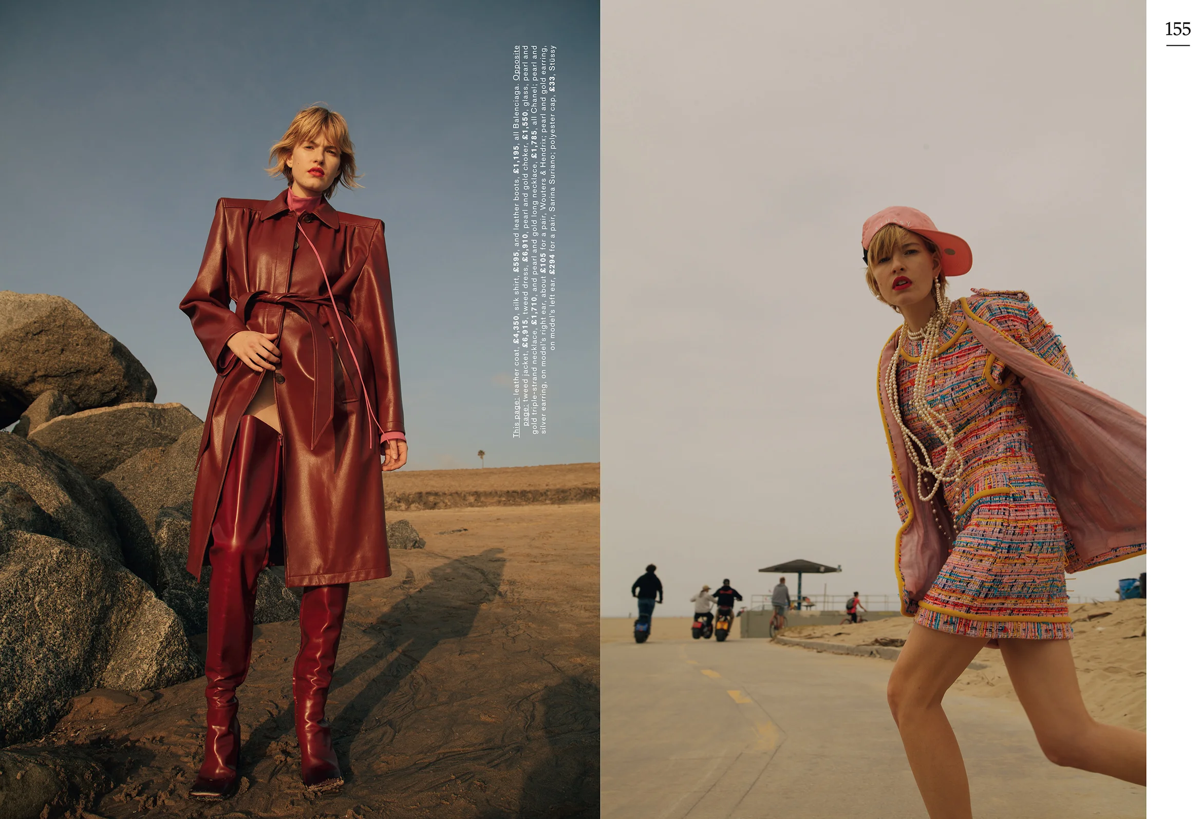 Balenciaga spring 2017 Marie Claire UK, opposite page Chanel