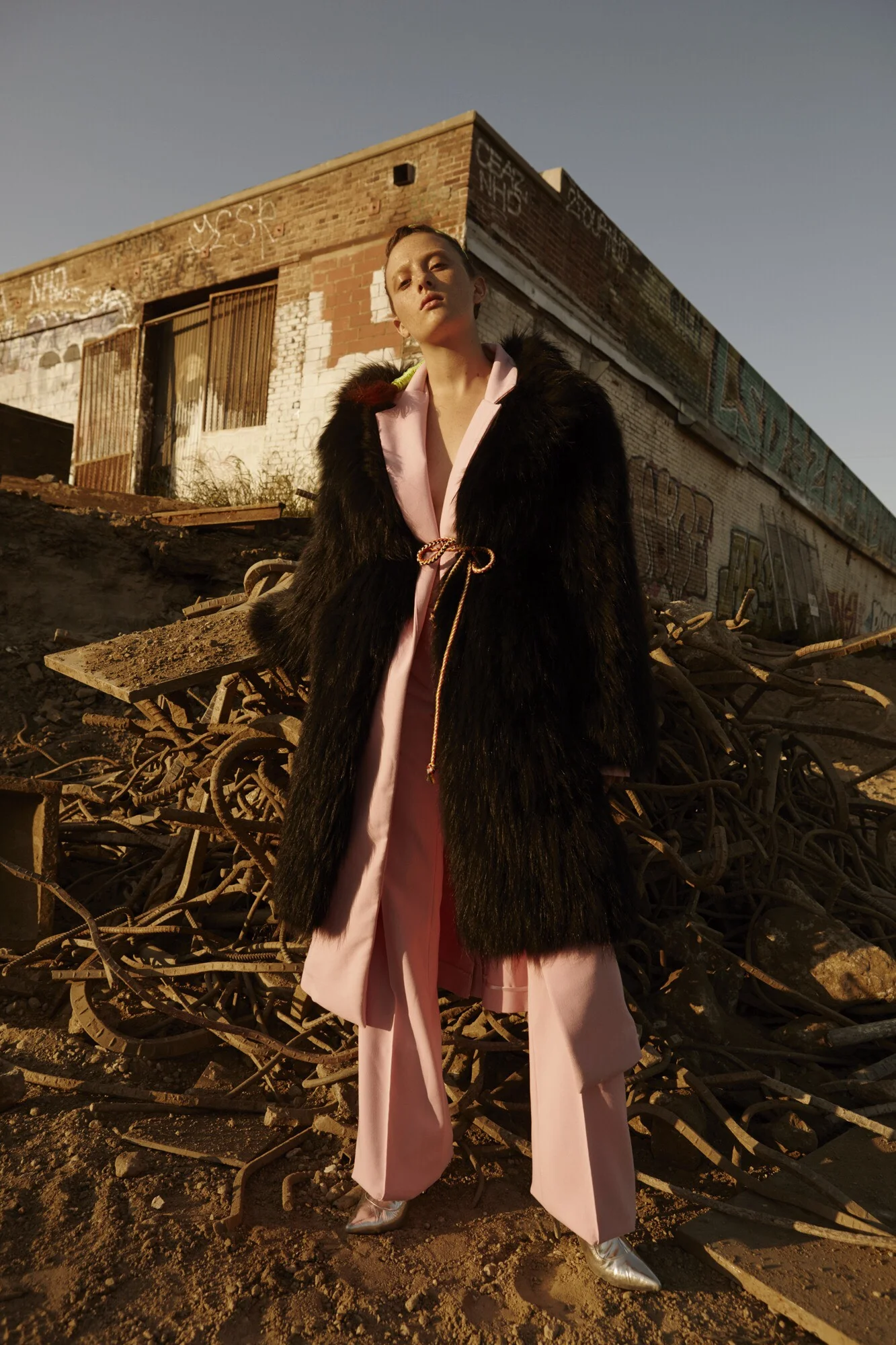 Courtney Cawl fashion editorial 