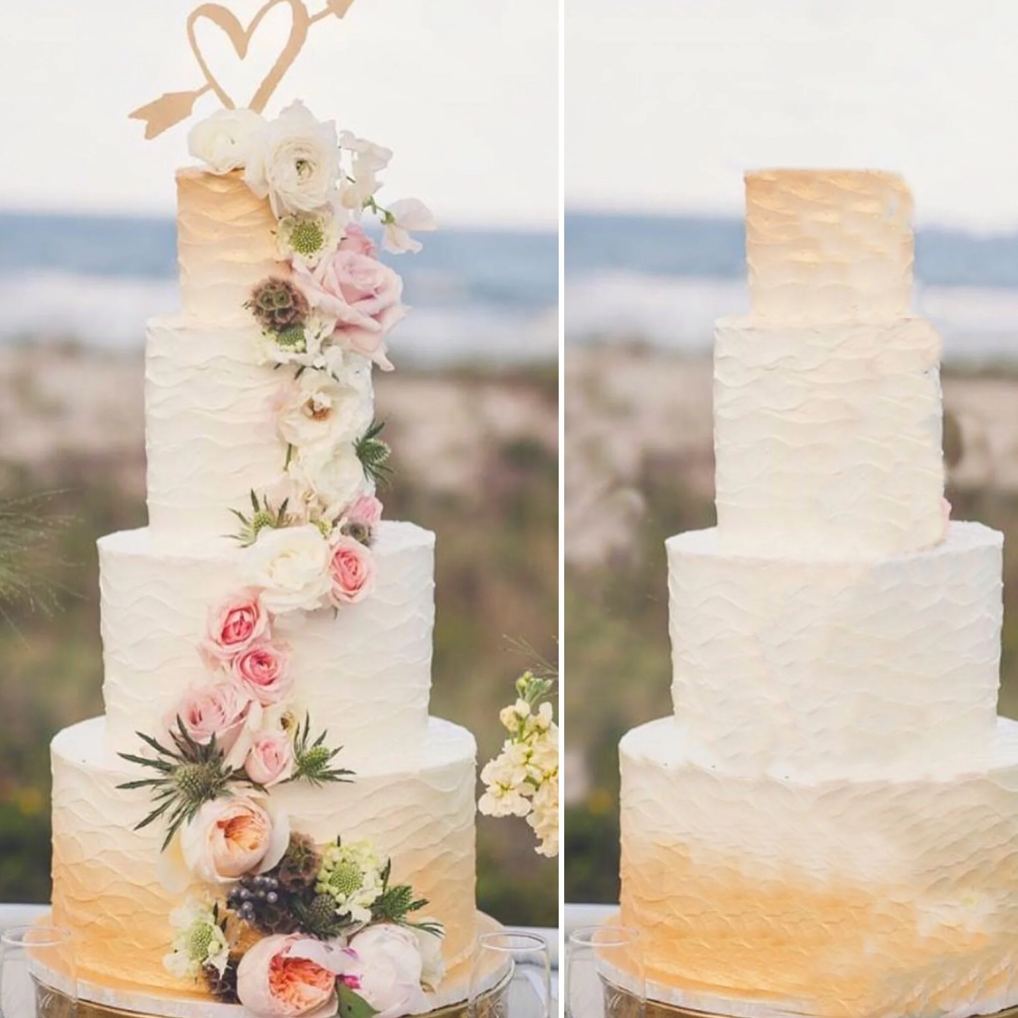 Wedding cake provided by Alleycakes Bakery 