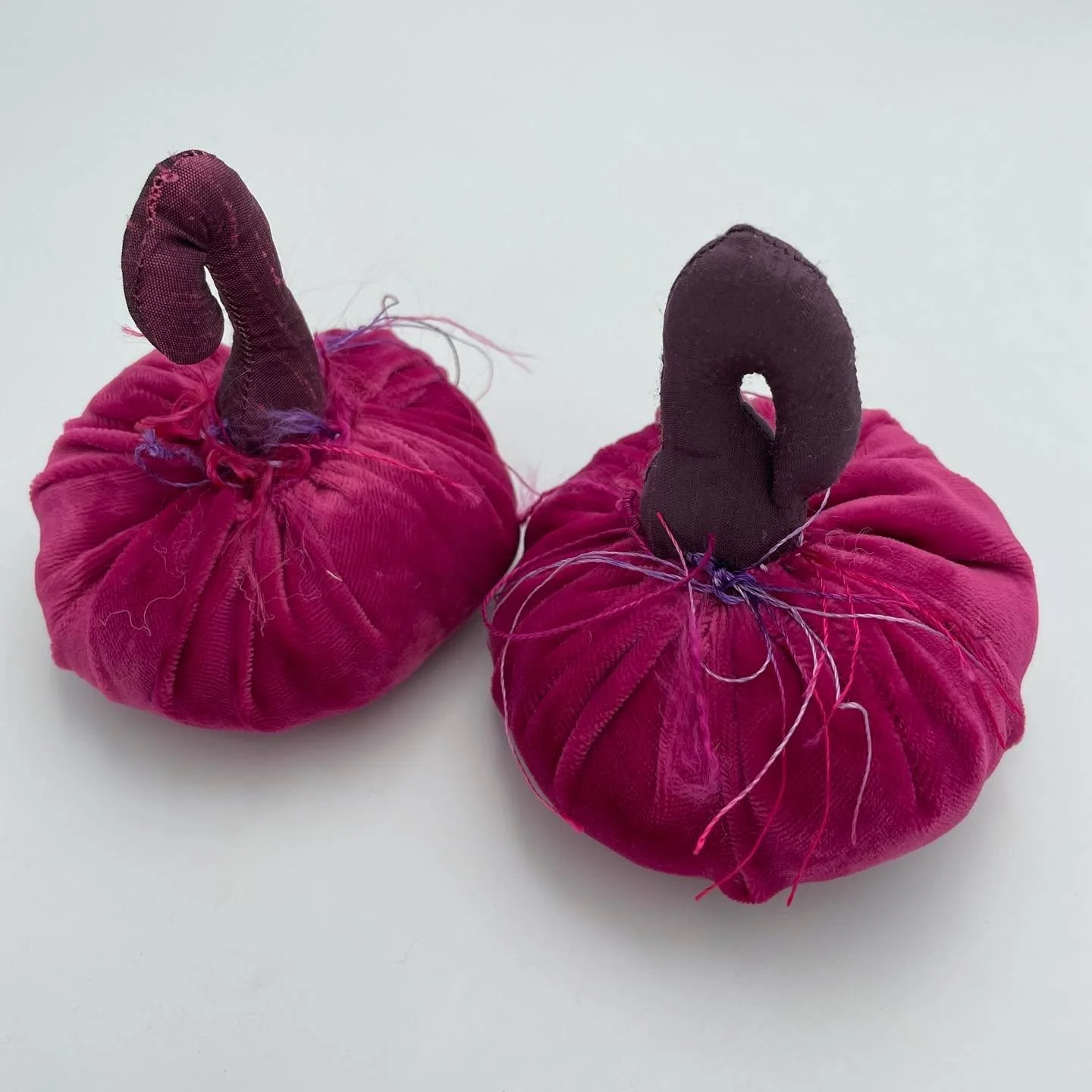 Sew? Lots of pink. Check out Rachel&rsquo;s latest pumpkins, hot off the press. 
Open tomorrow 10-5.30 if you want pumpkins or other lovely sewing products, gifts or cards.