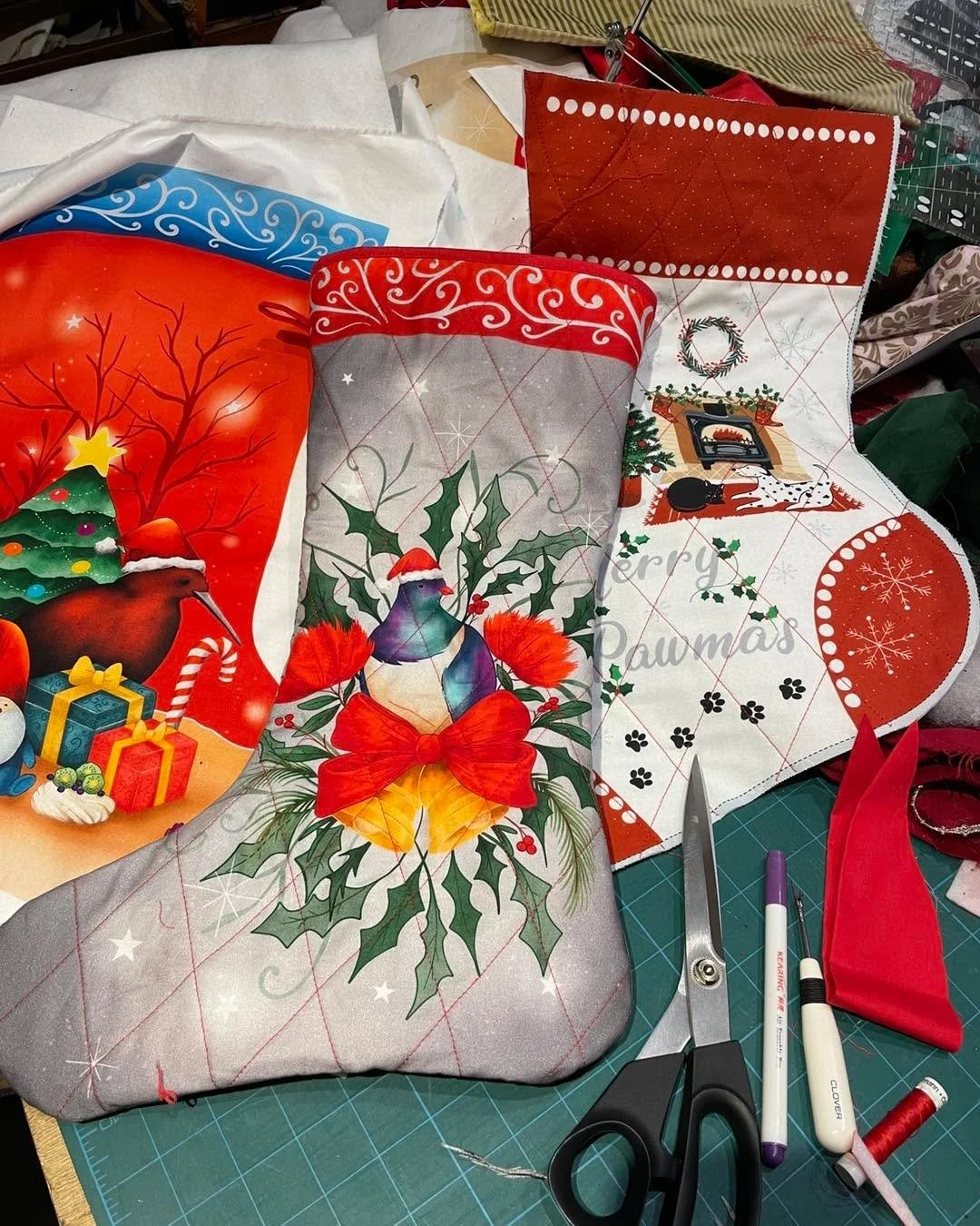 Sew? Still time ( just) to make advent calendars &amp; still enough time for Christmas stockings. Lovely panels to choose from in store for all the family including cats &amp; dogs. 
Open Mondays 10-2 if you want to have a browse