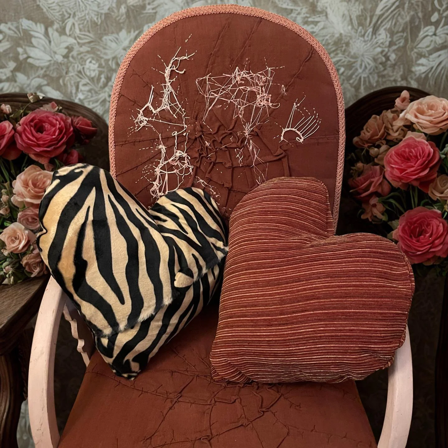 More cushions have landed &mdash; this time with a little love 💕
Heart-themed, freshly made and heading into the shop for sale.
Open Thursdays 10&ndash;5.30 for all your sewing needs ✂️🧵