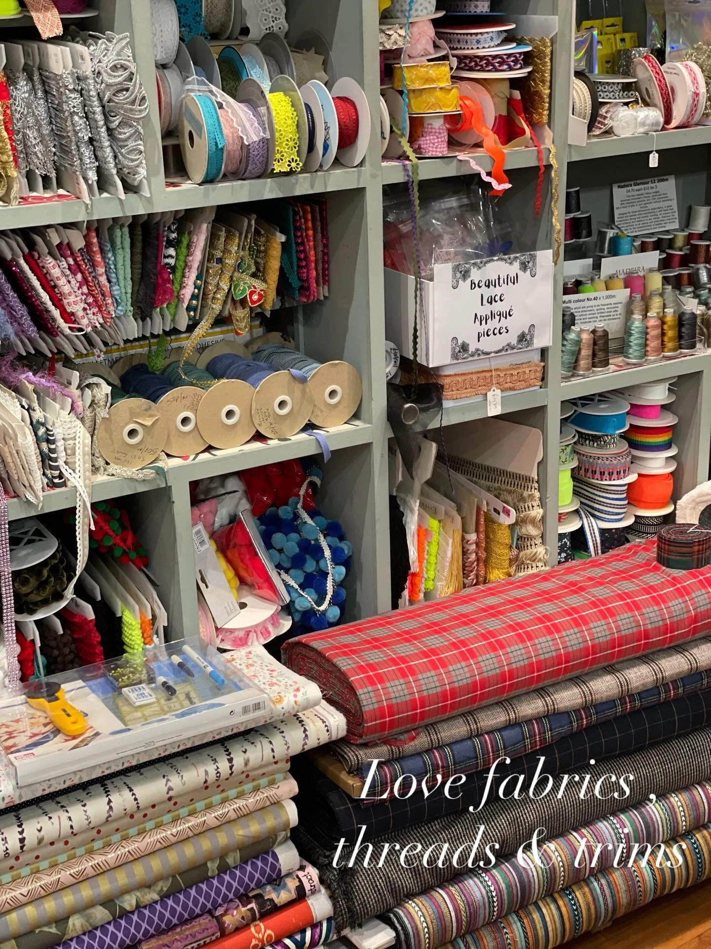 Love to sew? Pop in to pick supplies for your next project
.
.
#fabrics #lovesewing #sewingprojects #sewingsupplies
