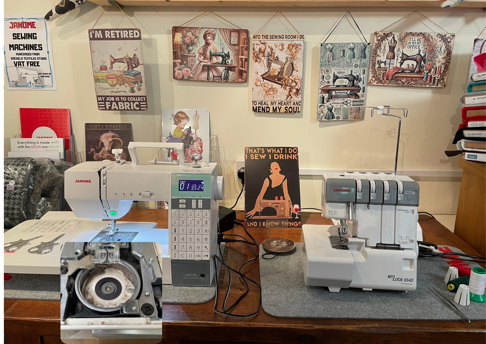 ✨ Looking After Your Janome Machine ✨
Your sewing machine works hard for you &amp; needs lots of love 💙
Regular cleaning and preventing dust build-up will keep your machine running smoothly &amp; stitching beautifully
🧵 In Rachel&rsquo;s Friday New