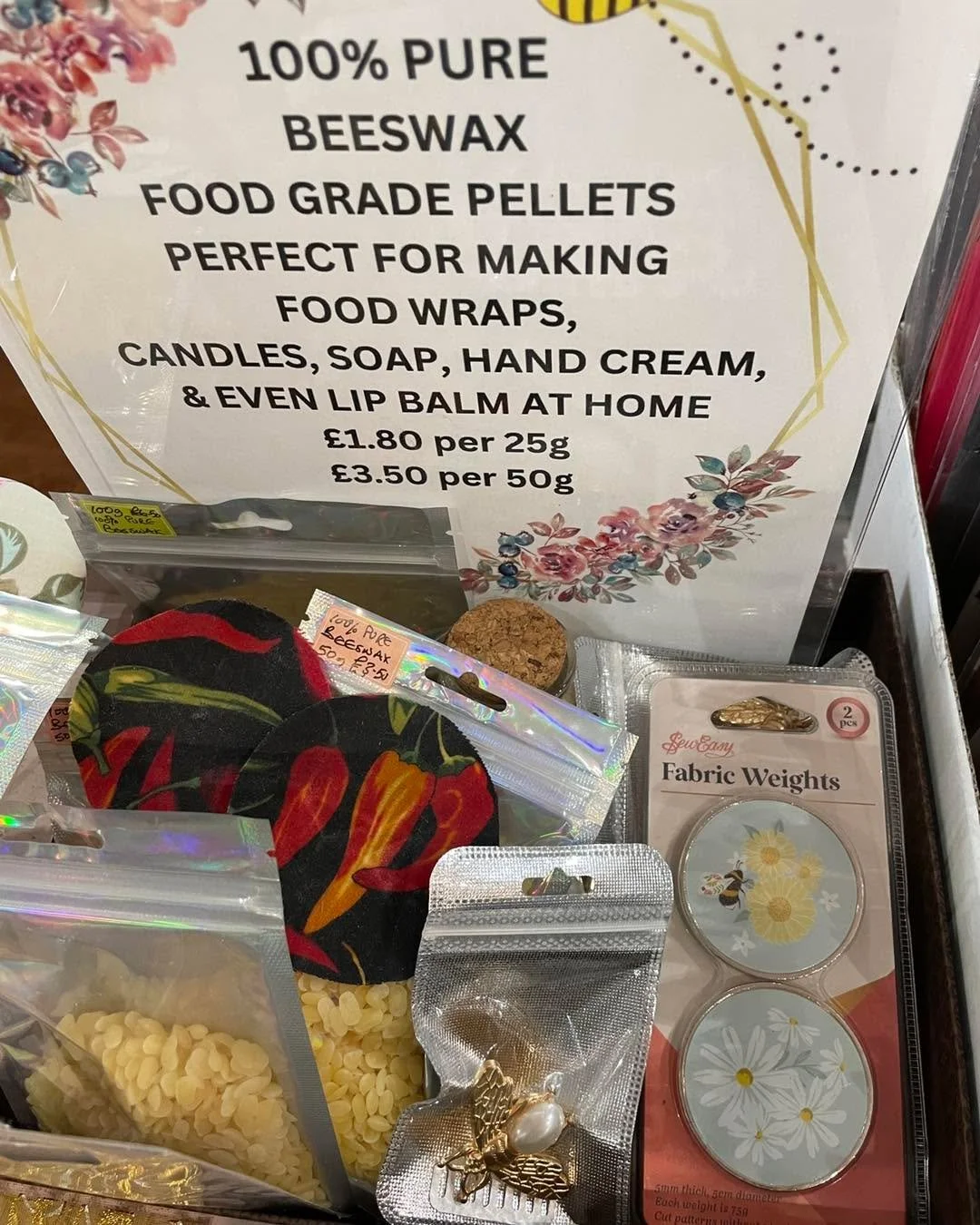 The shop is always closed on Wednesday 

Rachel will be spending some time in the garden 🌱 and getting creative making more beautiful beeswax wraps 🐝 using fabulous fabric and food-grade wax pellets &mdash; just in time for spring!

Perfect for kee