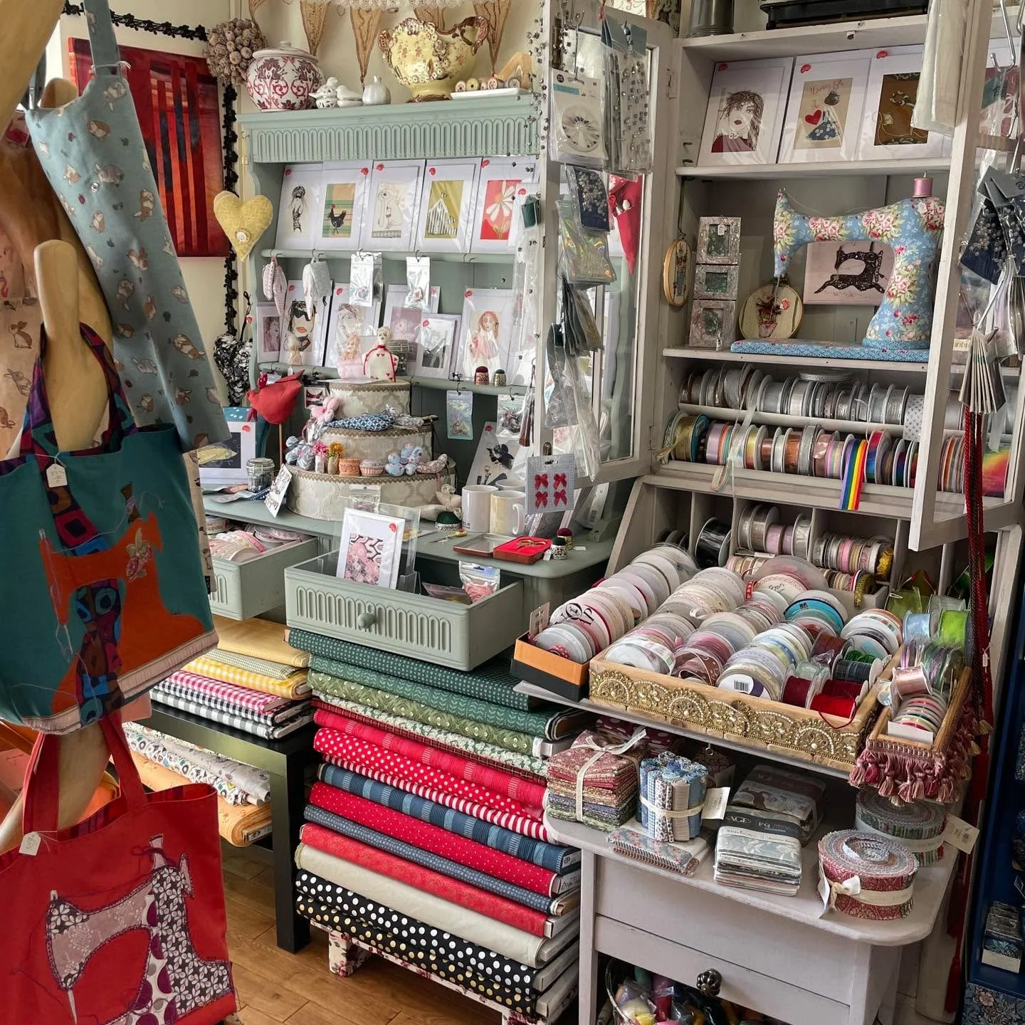 Easter&rsquo;s over&hellip; there may be time to get sewing! 🧵✨

If you&rsquo;re ready to start your next project, please pop  in and have a browse ; beautiful fabrics, patterns &amp; trims all in store and ready to inspire 💛

Whether you&rsquo;re 