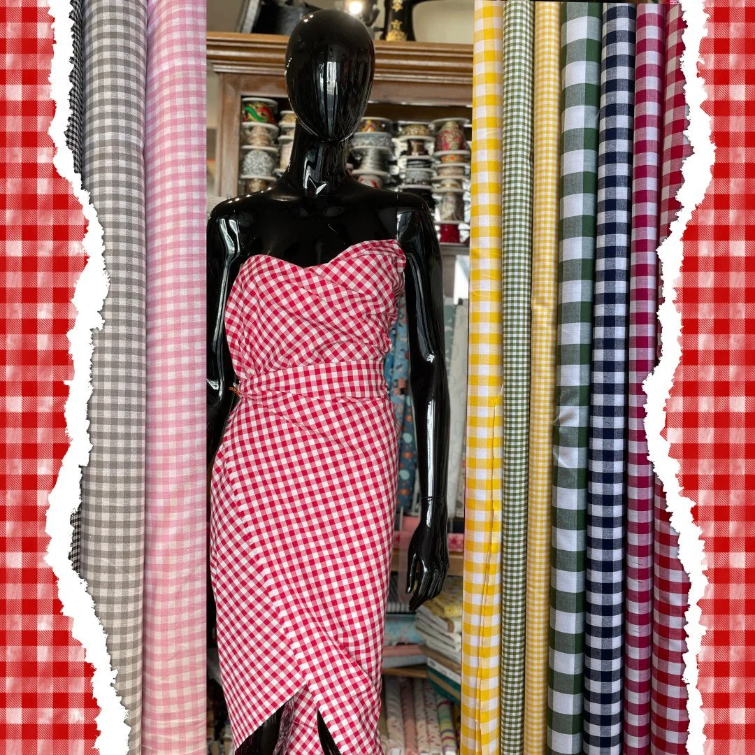 Love a gingham? 💙
Pol is loving the gorgeous range of yarn-dyed, 100% cotton ginghams in stock , perfect for your next project ✂️🧵
Pop in and pick your favourite while stocks last
⏰ Please keep an eye on opening times:
Open as normal next week, but