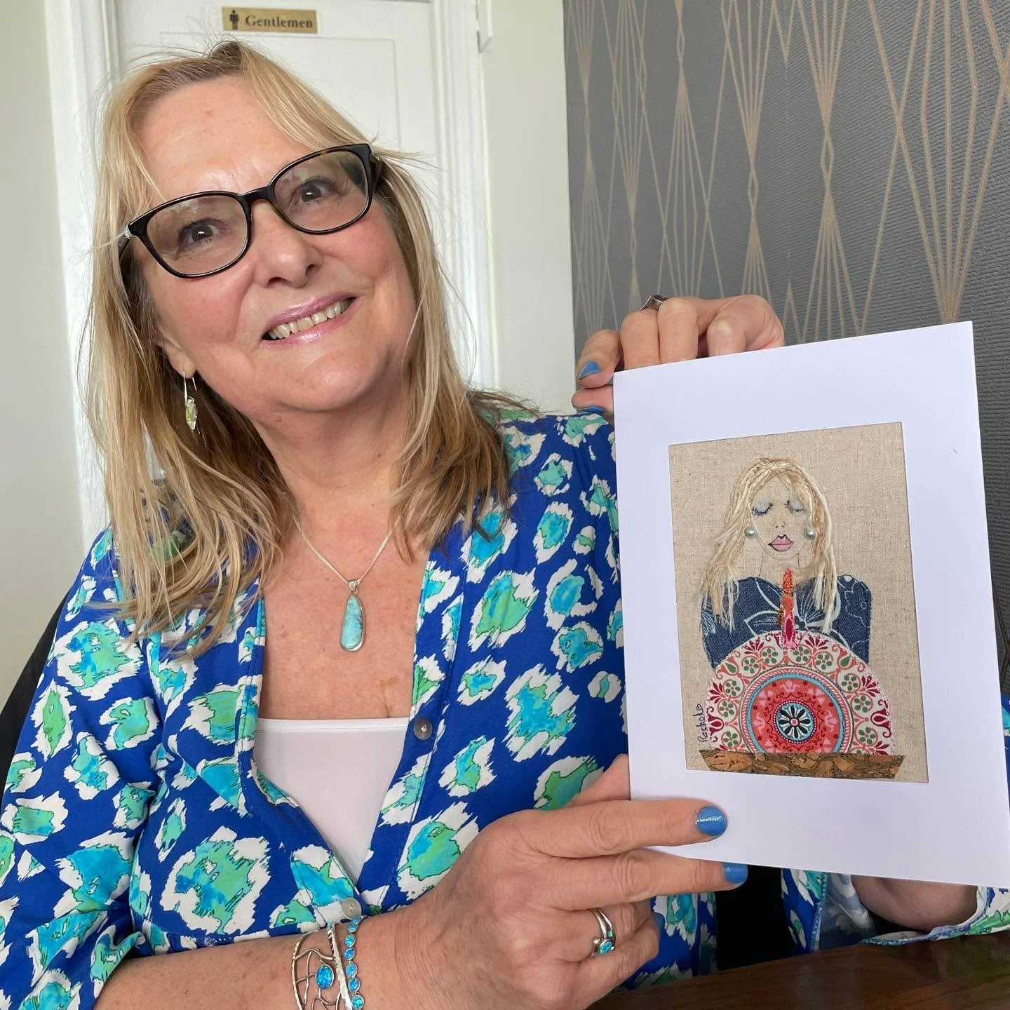 Birthday celebrations coming up? 🎉💌

Choose one of Rachel&rsquo;s beautiful Genuine Jersey handmade cards, this one was made for her sister&rsquo;s birthday today 💕

Pop in on Thursday (10&ndash;5.30) if you&rsquo;re looking for a special card, a 