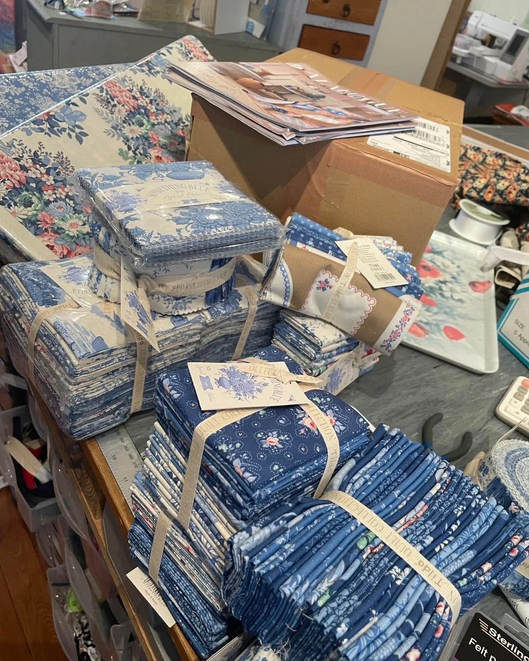 Just a reminder that the shop is always closed on Wednesdays

Rachel will be having fun playing with the gorgeous new Tilda Something Blue fabrics that have just arrived in store. 💙✂️🧵

#TildaFabrics #SomethingBlueCollection #NewFabricArrival #Quil