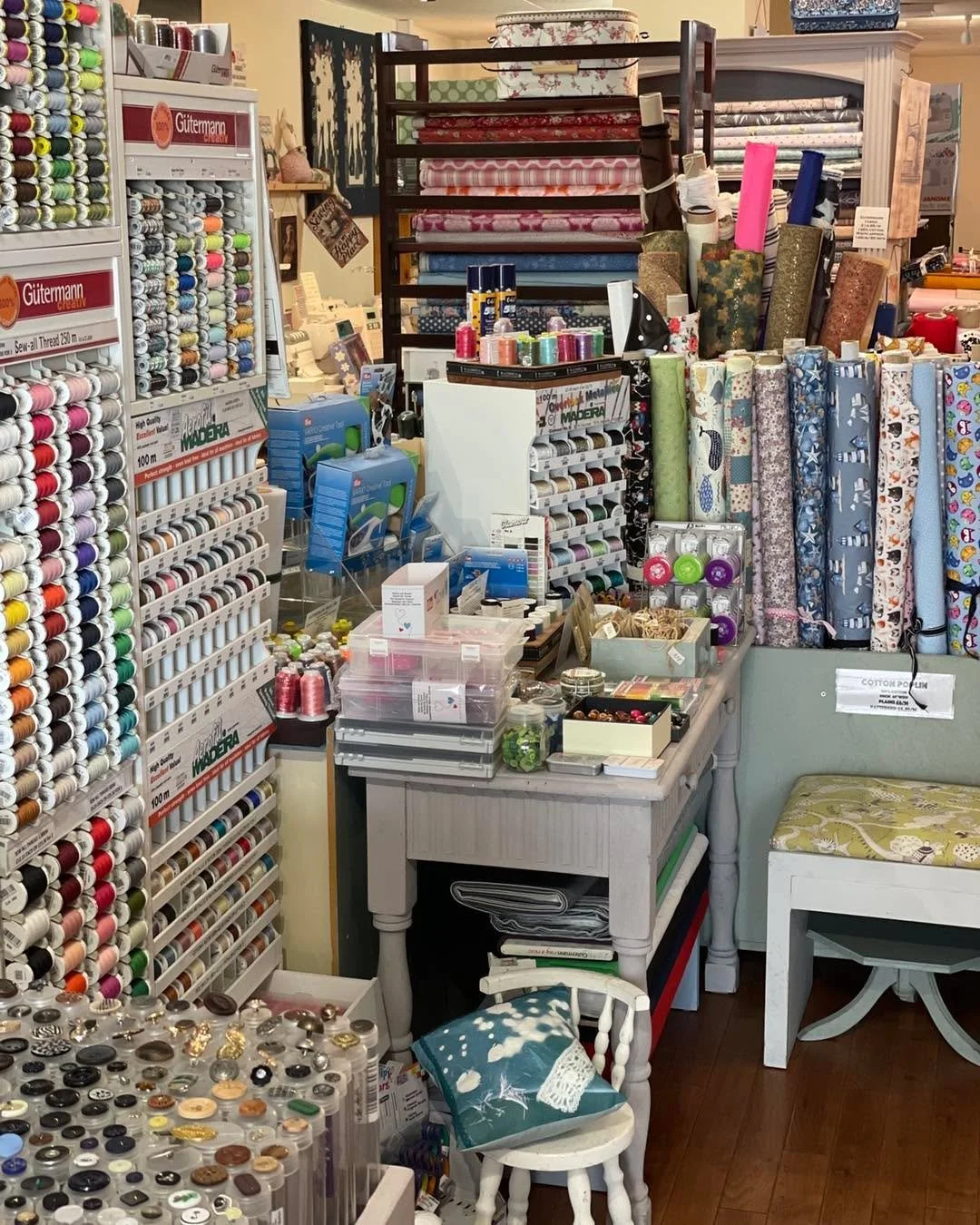 ✨ Long weekend sewing stock-up! ✨

Open Friday &amp; Saturday 10am&ndash;2pm.
Then closed Sunday &amp; Monday for the Bank Holiday.

Pop in and stock up for the long weekend, from fabrics, trims and sewing essentials to making the most of the summer 