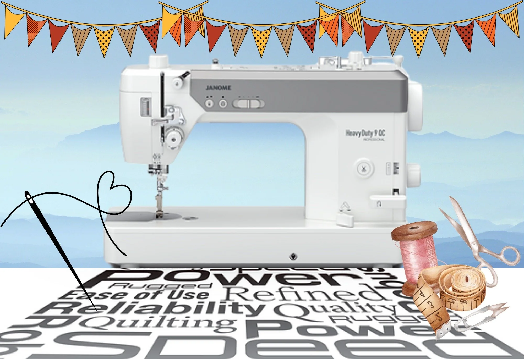 Introducing the New Janome HD9
Rachel is delighted to announce the imminent arrival of the new Janome HD9 in Jersey.
Designed for sewists who appreciate power, precision and dependable performance, the HD9 brings Janome&rsquo;s renowned quality to a 