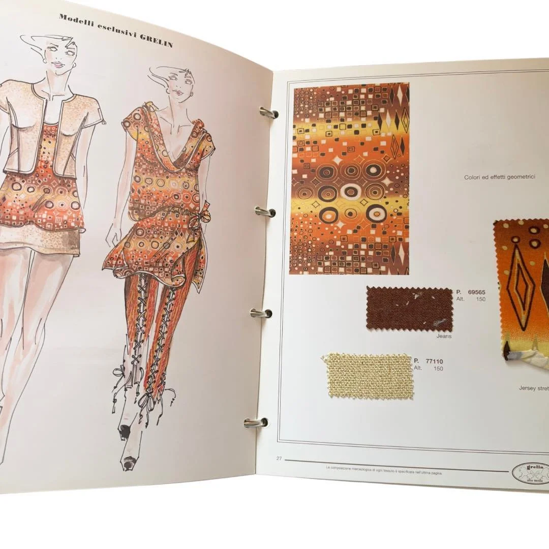Ever fancied a little inspiration for your next creative project? ✂️

This lovely 79-page Grel&iacute;n Alta Moda album, dated 2004, is making its way into the shop and looking for a new home

Packed with fashion and textile inspiration, it could be 