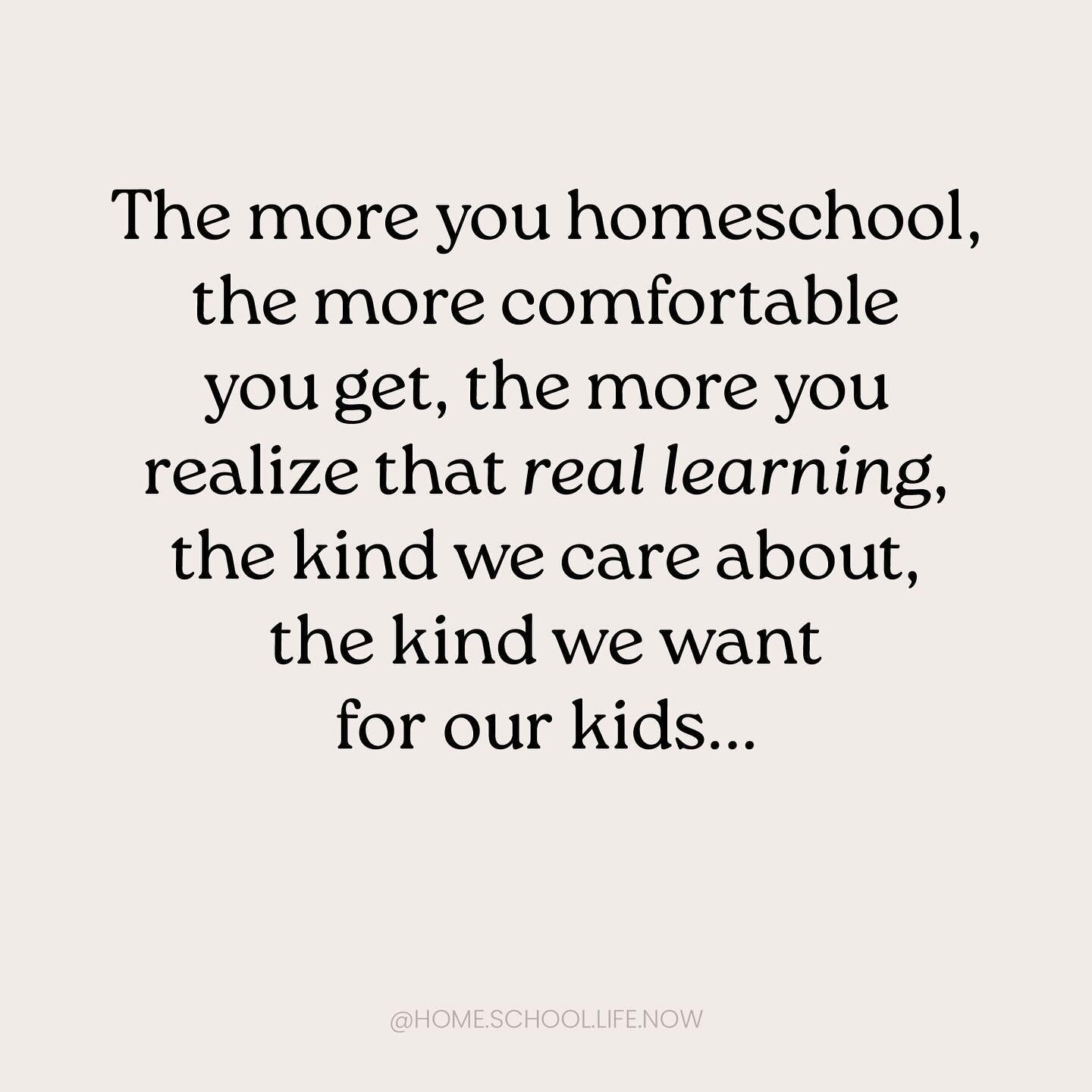 I&rsquo;ll just be over here homeschooling for a better world.

Look, it&rsquo;s hard out there. But I 💯 believe that secular homeschooling doesn&rsquo;t just make our family life better &mdash; in the long run, I think it can move the whole world i