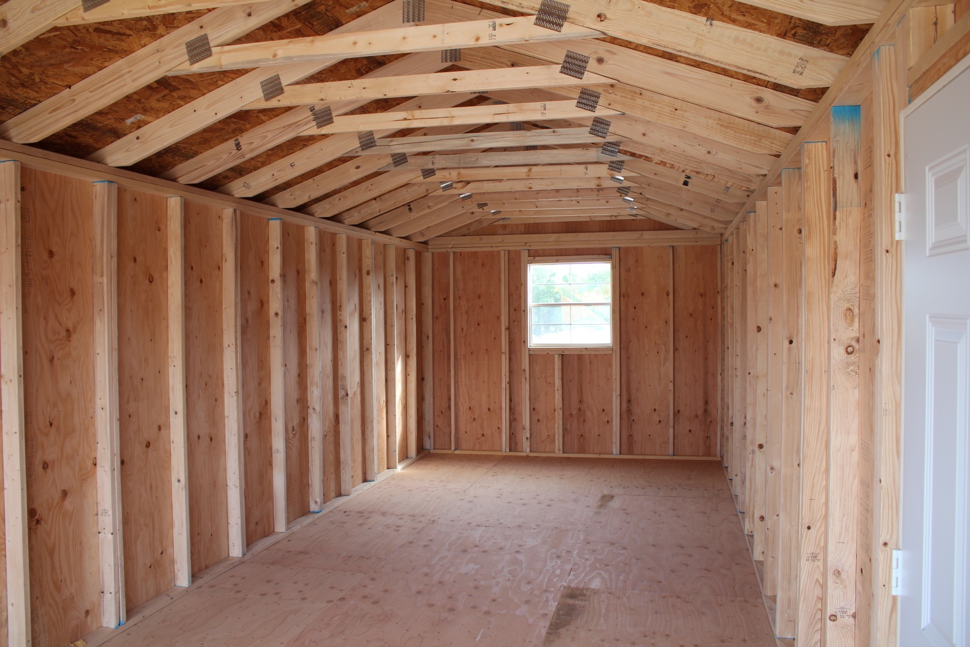 Inside of a Cumberland Buildings Garage