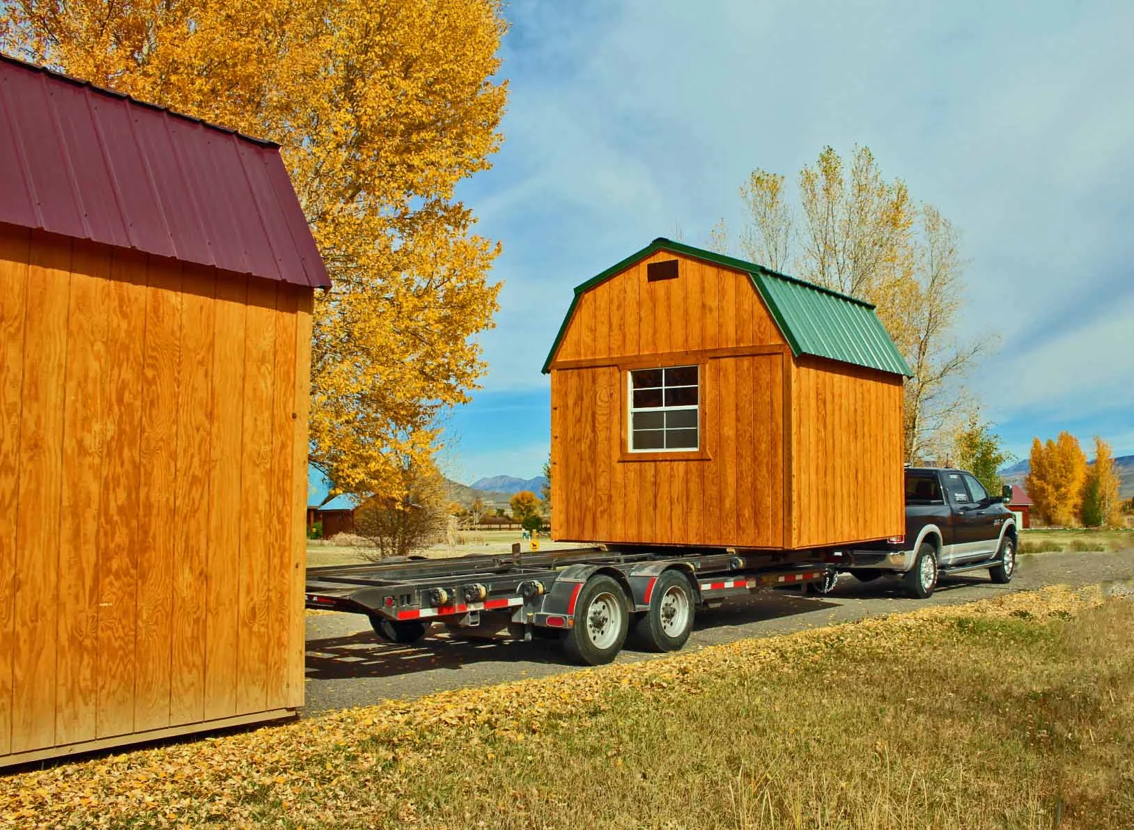 Free delivery within 50 miles of a Cumberland Buildings dealer