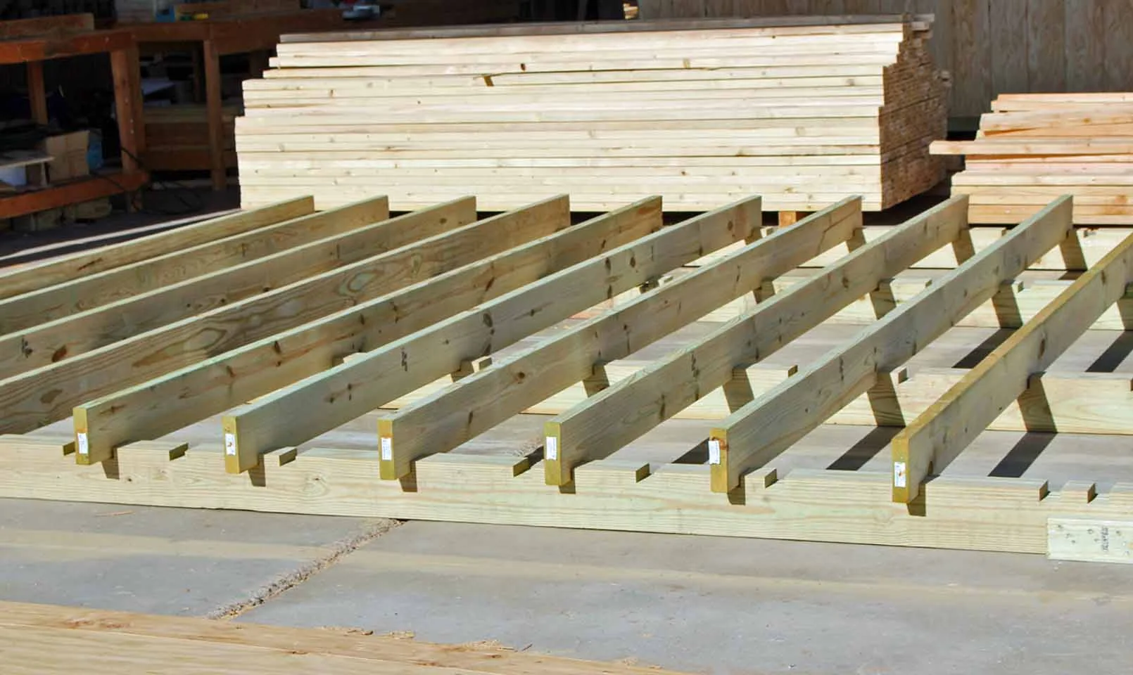 Treated floor joists on every Cumberland Building