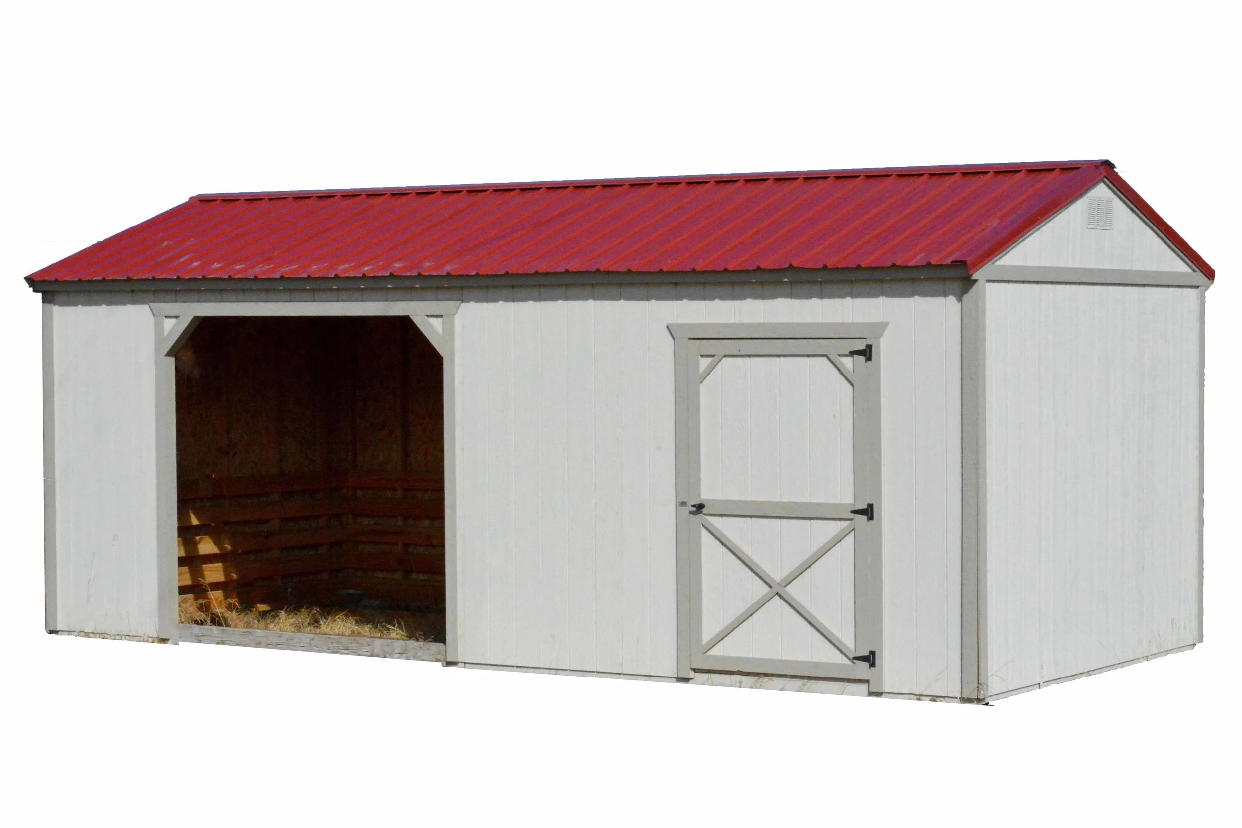 Painted Horse Barn and Loafing Shed
