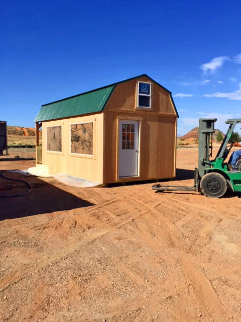 Lofted Barn storage solution comes with a loft!