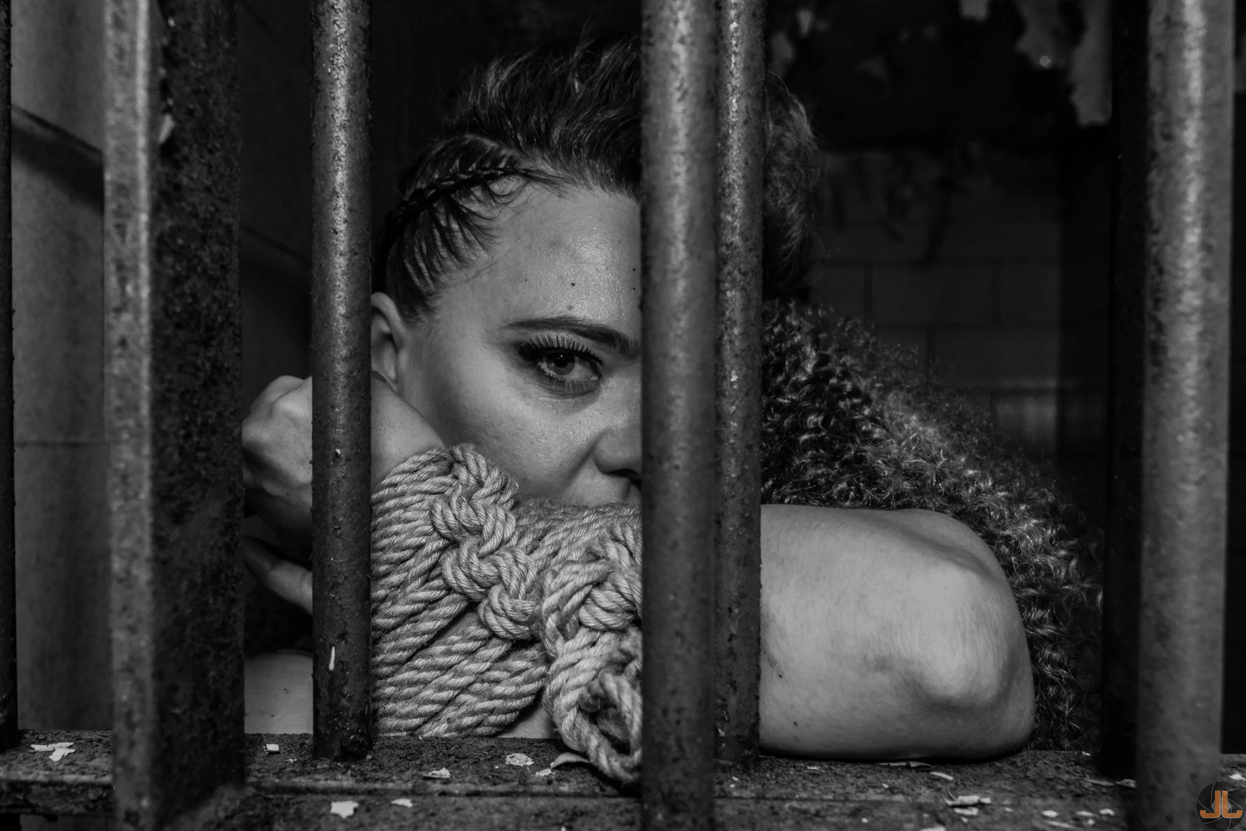 Photographer: Joshua Luttenberger,, Model: Olha Vayda, MUA: Samantha Terry, Hair: Bianca Naranjo. Designer: Mario & Jorge, Rope Work: Solomon Leviticus Abrams