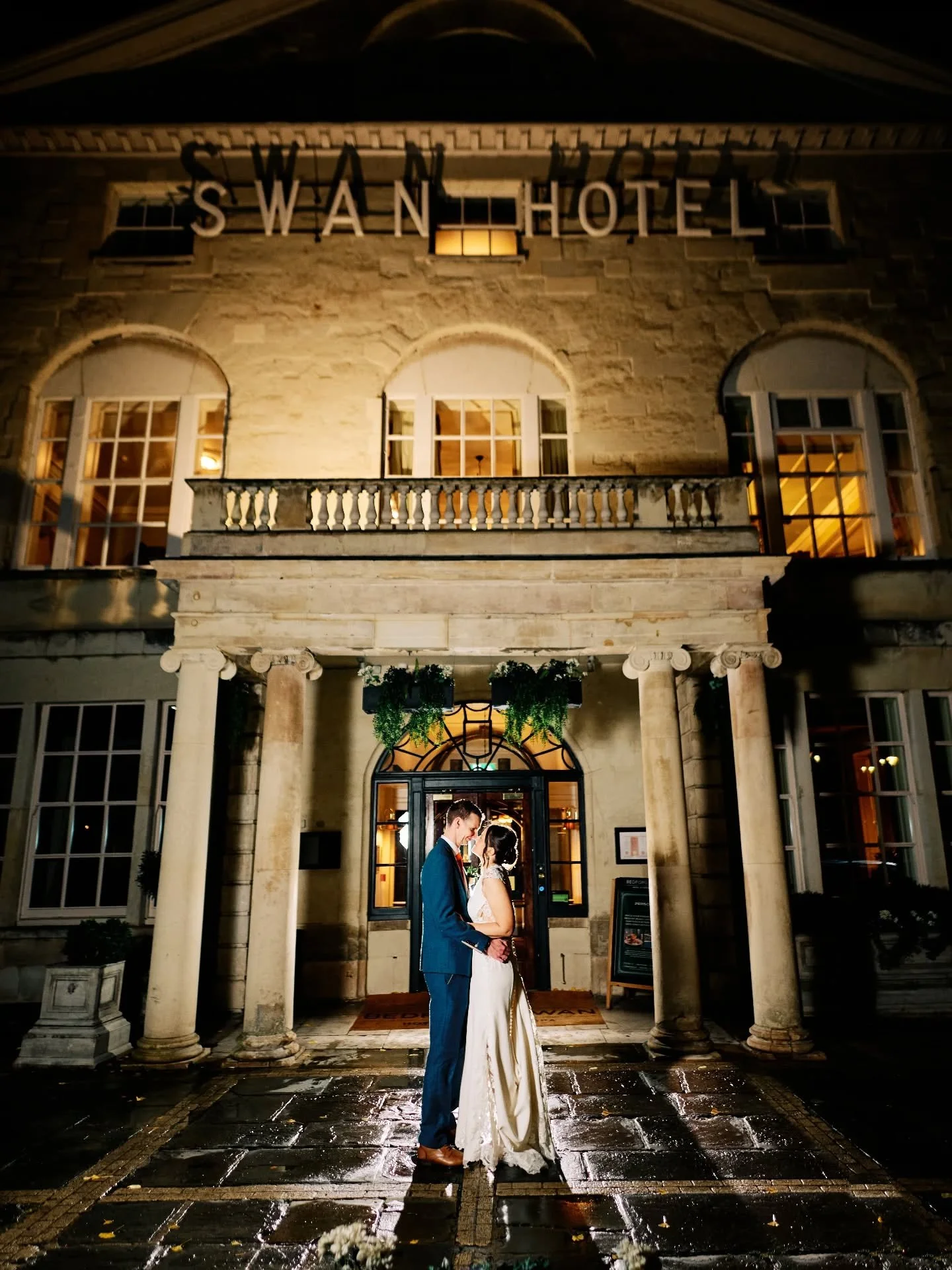 After dark at Bedford Swan 🌙✨