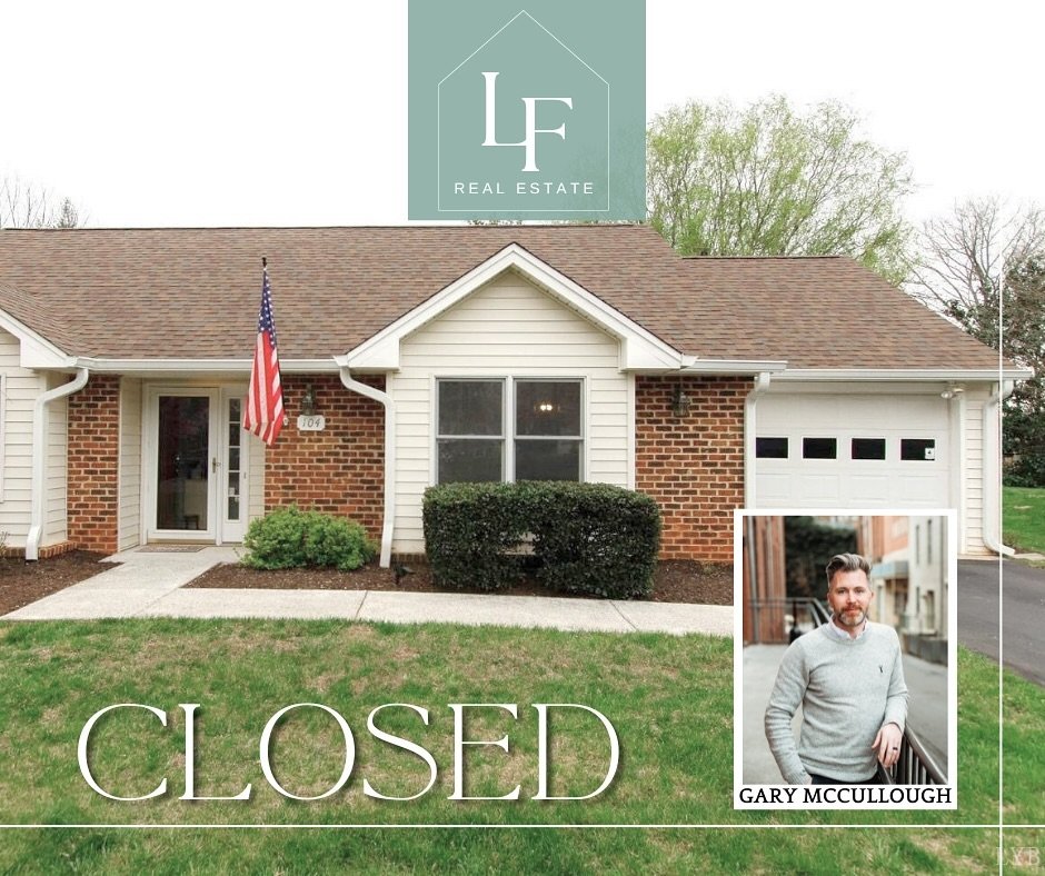 🎉 JUST SOLD ANOTHER HOME! 🎉 @lynchburg_irish_realtor Gary McCullough - does it again! 🏠✨

Big congrats to the sellers of this lovely one-level townhome at 104 Village Park Ct, Lynchburg, VA! 🥳 With Gary&rsquo;s expertise, they sold their property