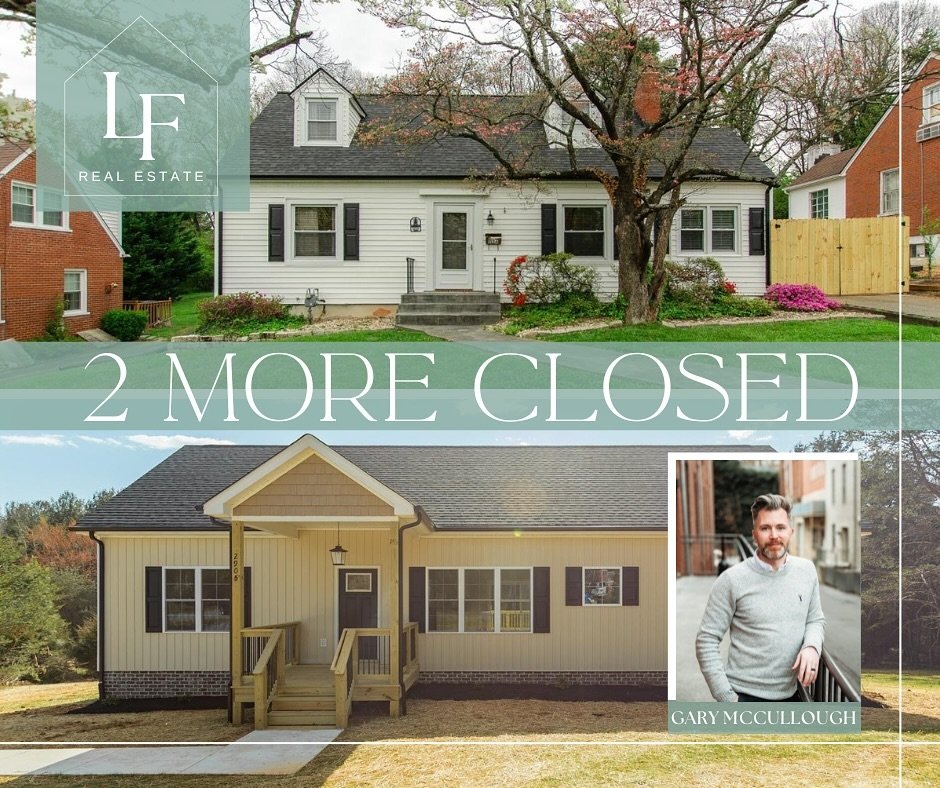🎉 TWO MORE CLOSINGS! 🎉

Gary McCullough - @lynchburg_irish_realtor has more delighted clients! He just helped them sell their stunning Cape Cod home with a pool in the heart of Lynchburg City. Now, they&rsquo;re off to love the tranquility of the c