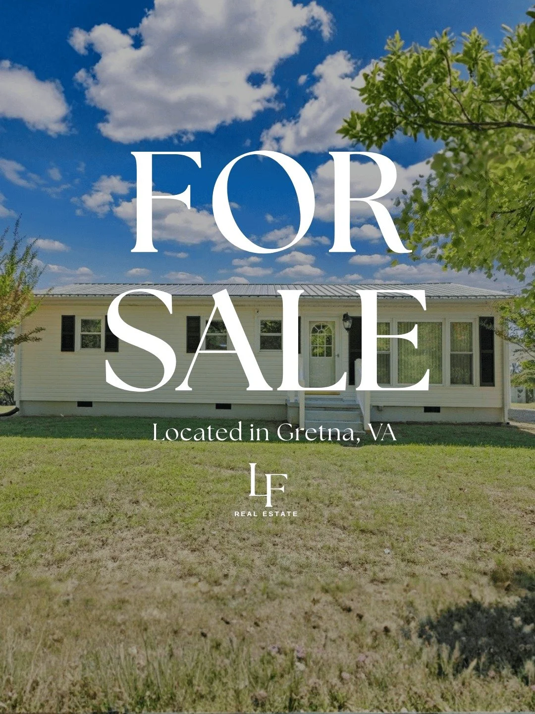 FOR SALE 4152 Blue Ridge Dr, Gretna, a fantastic opportunity with room to build equity!

This 3 bedroom, 1 bath home sits on 1.93 ACRES and is perfect for:
🛠️ Investors
🔨 DIY buyers
🌳 Anyone dreaming of space, privacy, and potential
Inside, you&rs