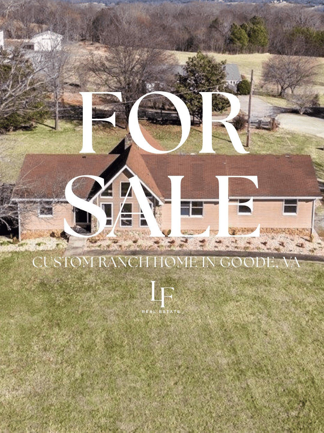 🏡 NEW LISTING | OPEN HOUSE THIS SUNDAY! 🌿
📍 4087 Lowry Rd | Goode, VA
💲 $399,900

Join us this weekend and experience the charm of this beautiful custom ranch home surrounded by peaceful farmland and wide-open views.
🗓 OPEN HOUSE
Sunday | 2:00 &