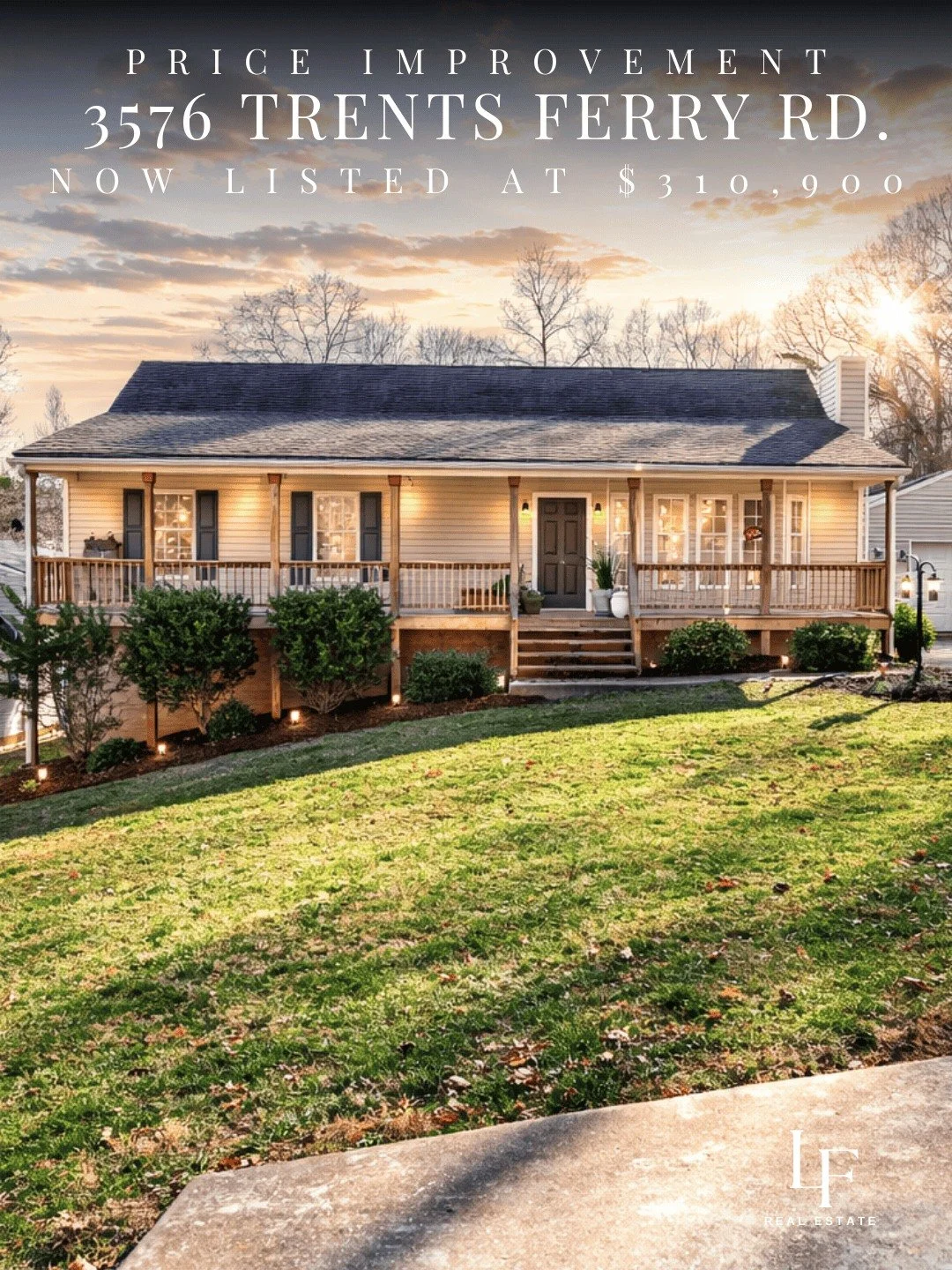 🏡 PRICE REDUCED | NOW $310,900! 🏡
📍 3576 Trents Ferry Rd | Lynchburg, VA 24503

Your opportunity to own a beautiful home on one of the area&rsquo;s most sought-after roads just got even better! This first-time-on-the-market ranch offers the perfec