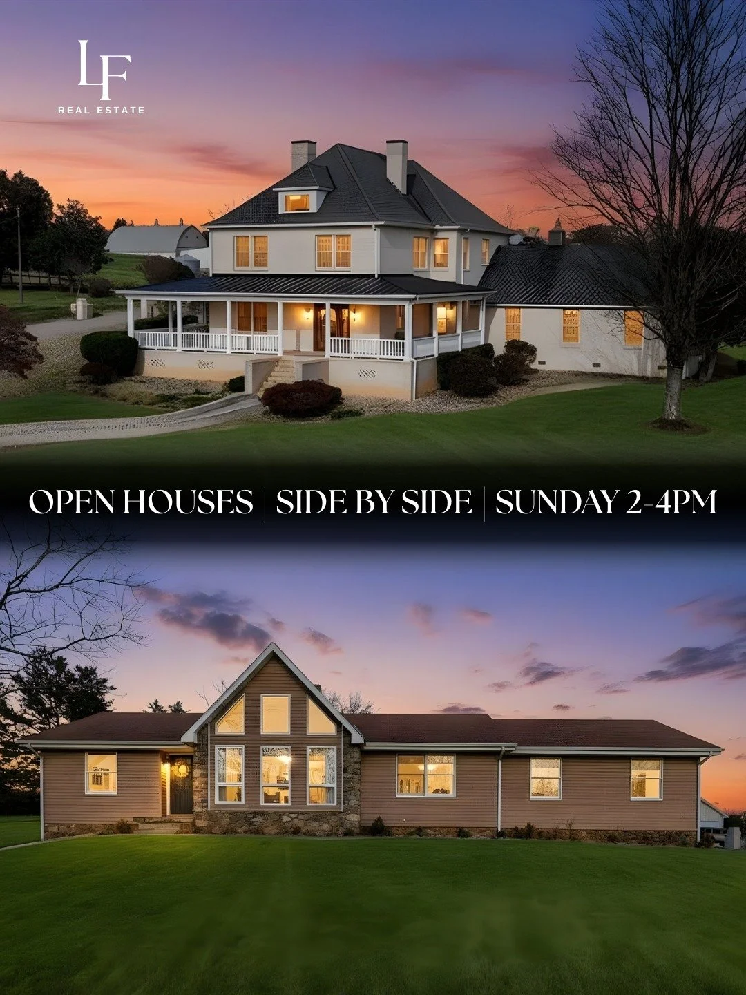 🏡 DOUBLE OPEN HOUSE &mdash; SIDE BY SIDE THIS SUNDAY! 🏡
Why visit one when you can tour TWO beautifully staged homes right next to each other?
🗓 Sunday | 2:00 &ndash; 4:00 PM

📍 4059 Lowry Rd &amp; 4087 Lowry Rd | Goode, VA
✨ Both homes have been