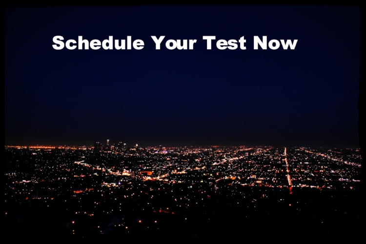 Schedule your test