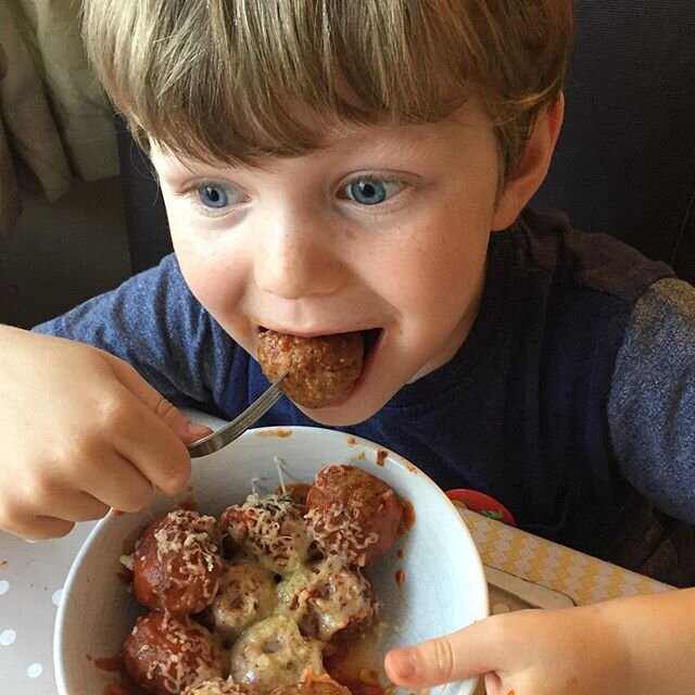 Celebrating Jackson&rsquo;s 6th birthday today. 🎉🎉🎉
He wanted 10 meatballs for tea