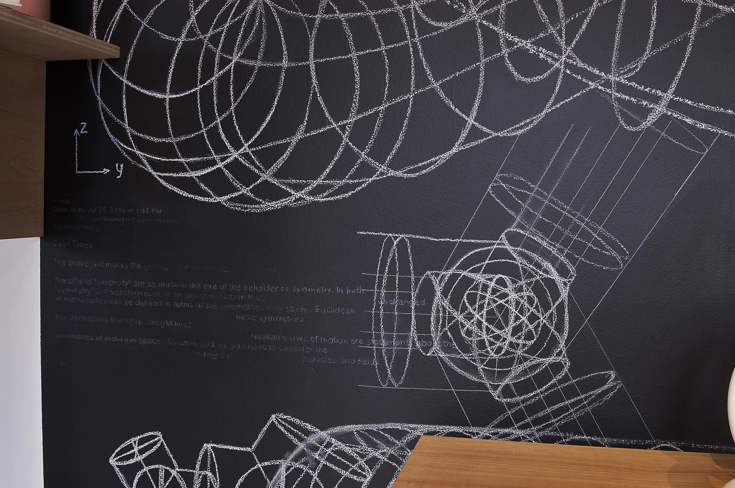 perfect imperfect (chalk board drawing detail)