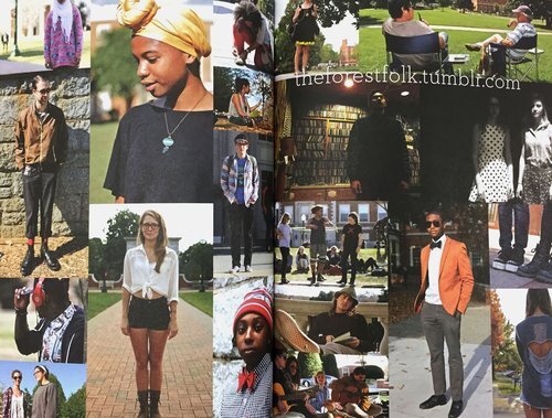 Wake Forest Admissions viewbook spread