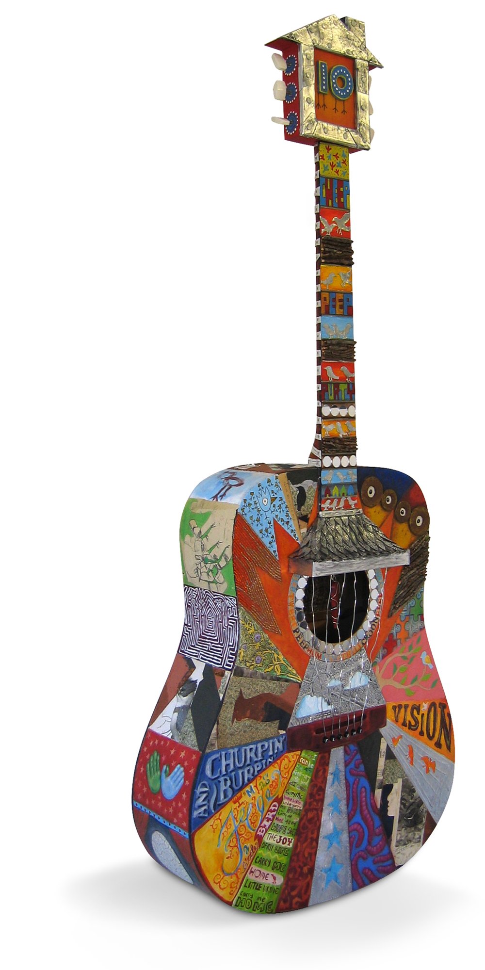 Habitat For Humanity/ Birdfest Guitar Design