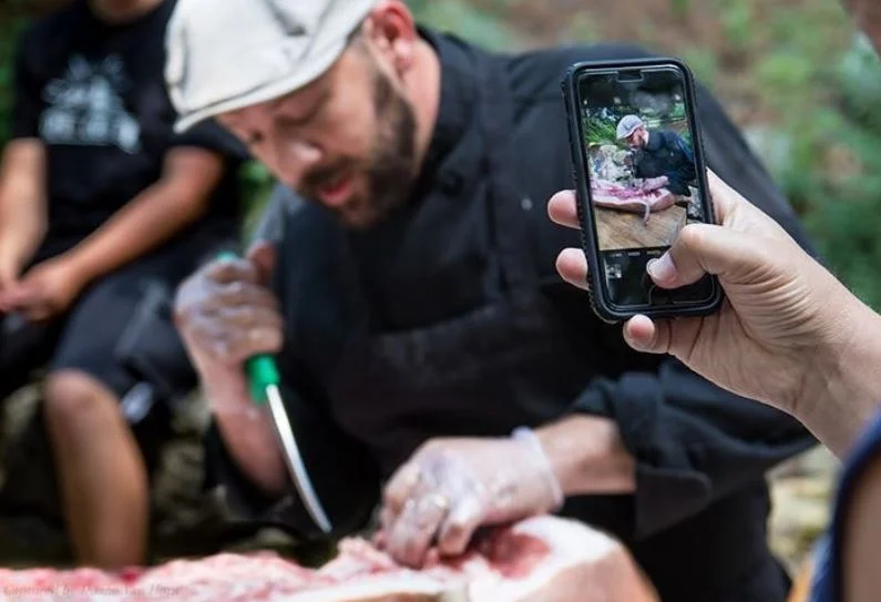 Farmer &amp; Butcher Workshop: Pig Butchering Demo