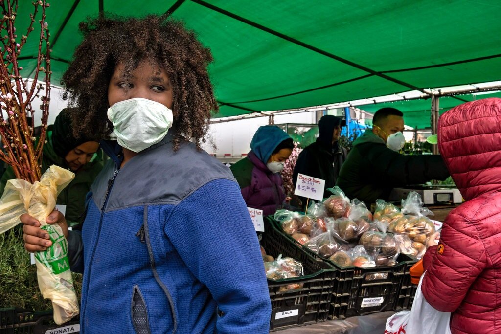 "Why Outdoor Farmers' Markets Matter More than Ever"  - The New York Times - April 1st, 2020 - (Photo Credit: NY Times)