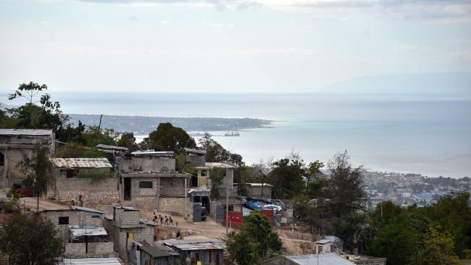 View of the Sainte Marie neighborhood in Port-au-Prince, Haiti, on Feb. 19, 2016, with the Bay of Port-au-Prince in the background HECTOR RETAMAL/AFP/GETTY IMAGES