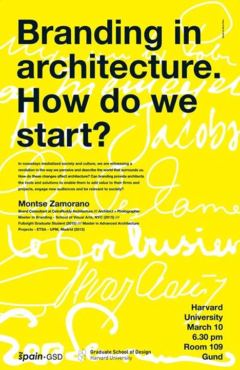 LECTURE AT HARVARD-GSD